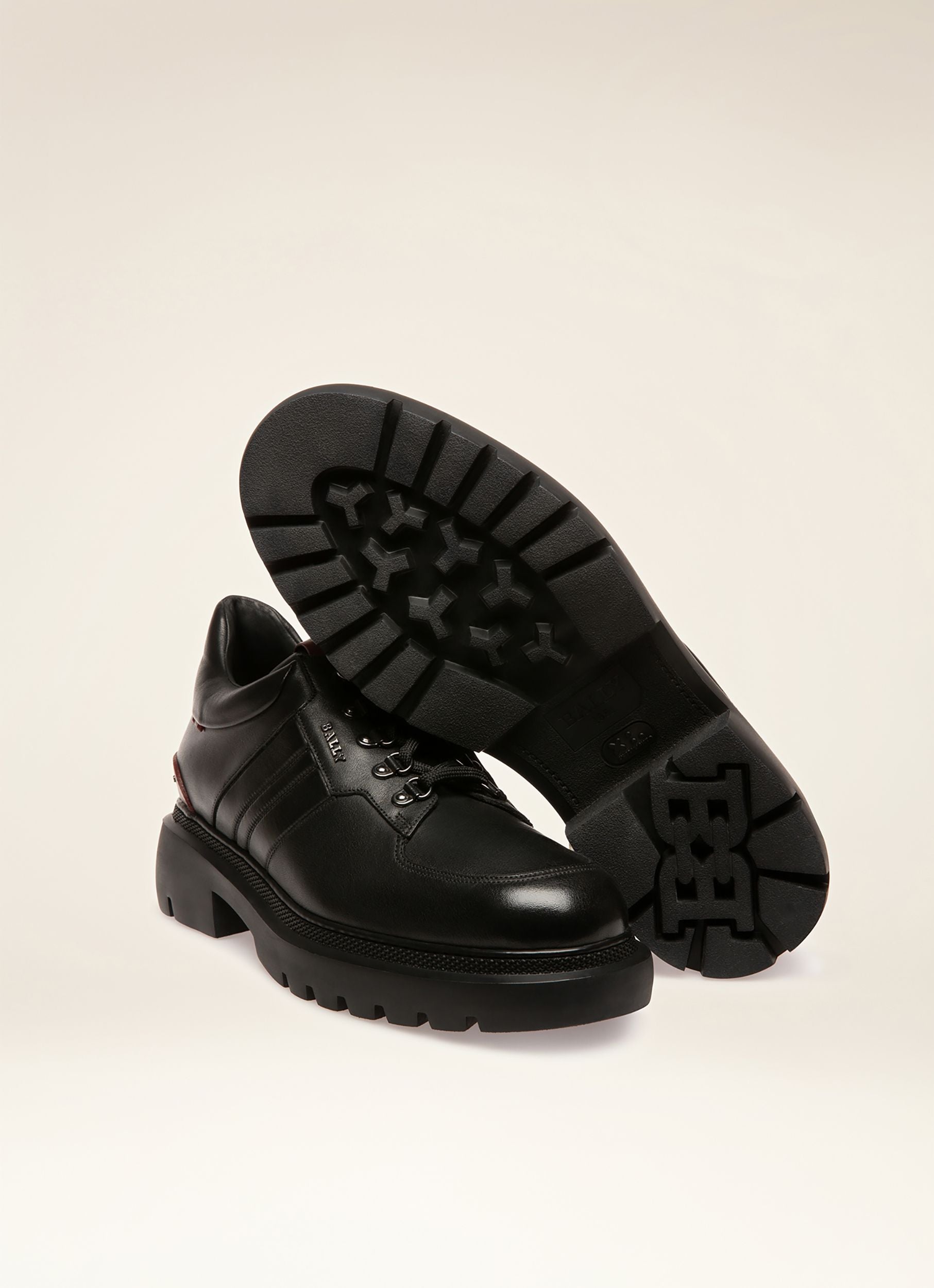 Valnis Derbies En Cuir Noir - Homme - Bally - 03