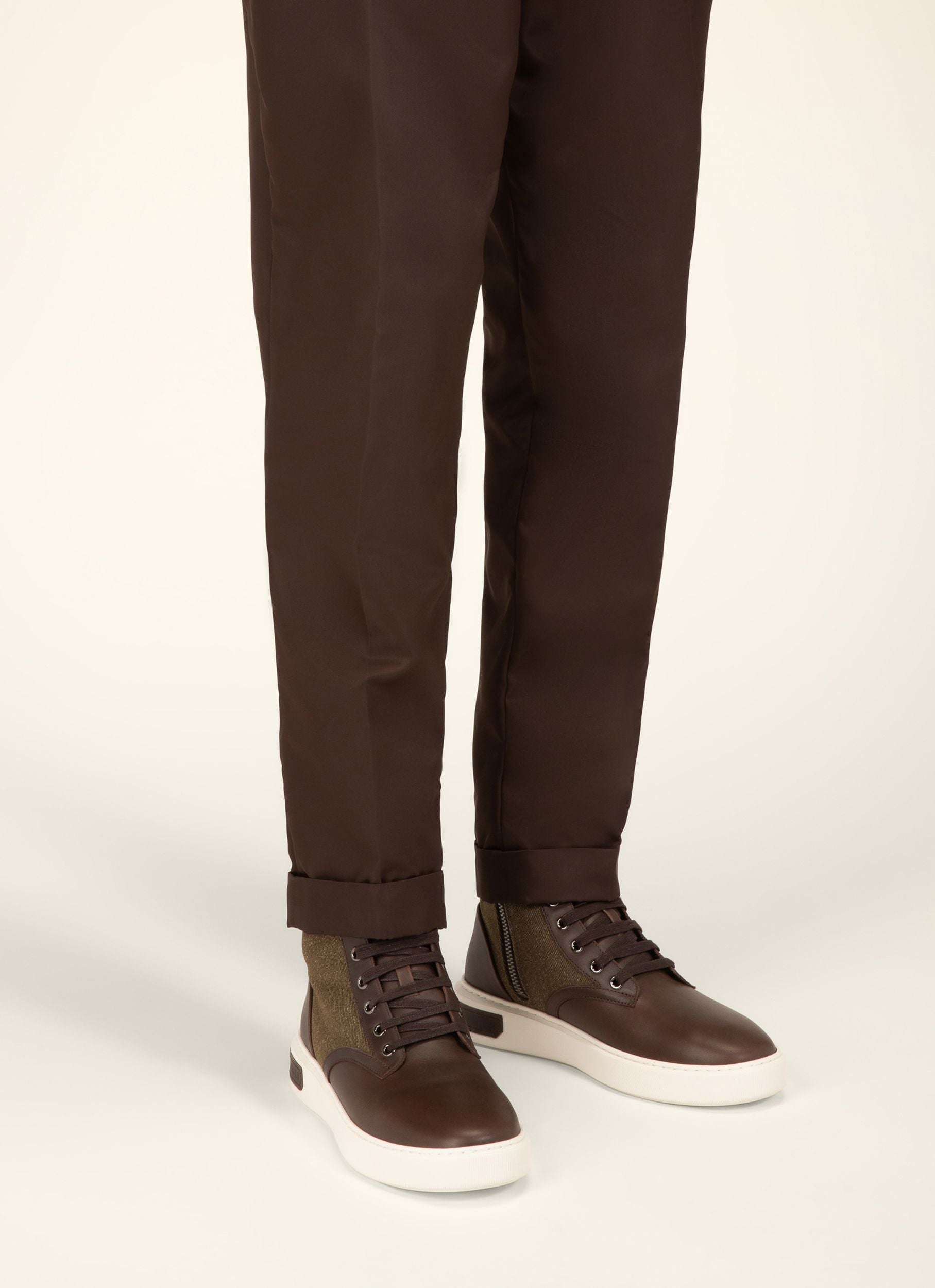 Mevys Sneakers En Cuir Marron Ébène - Homme - Bally - 06