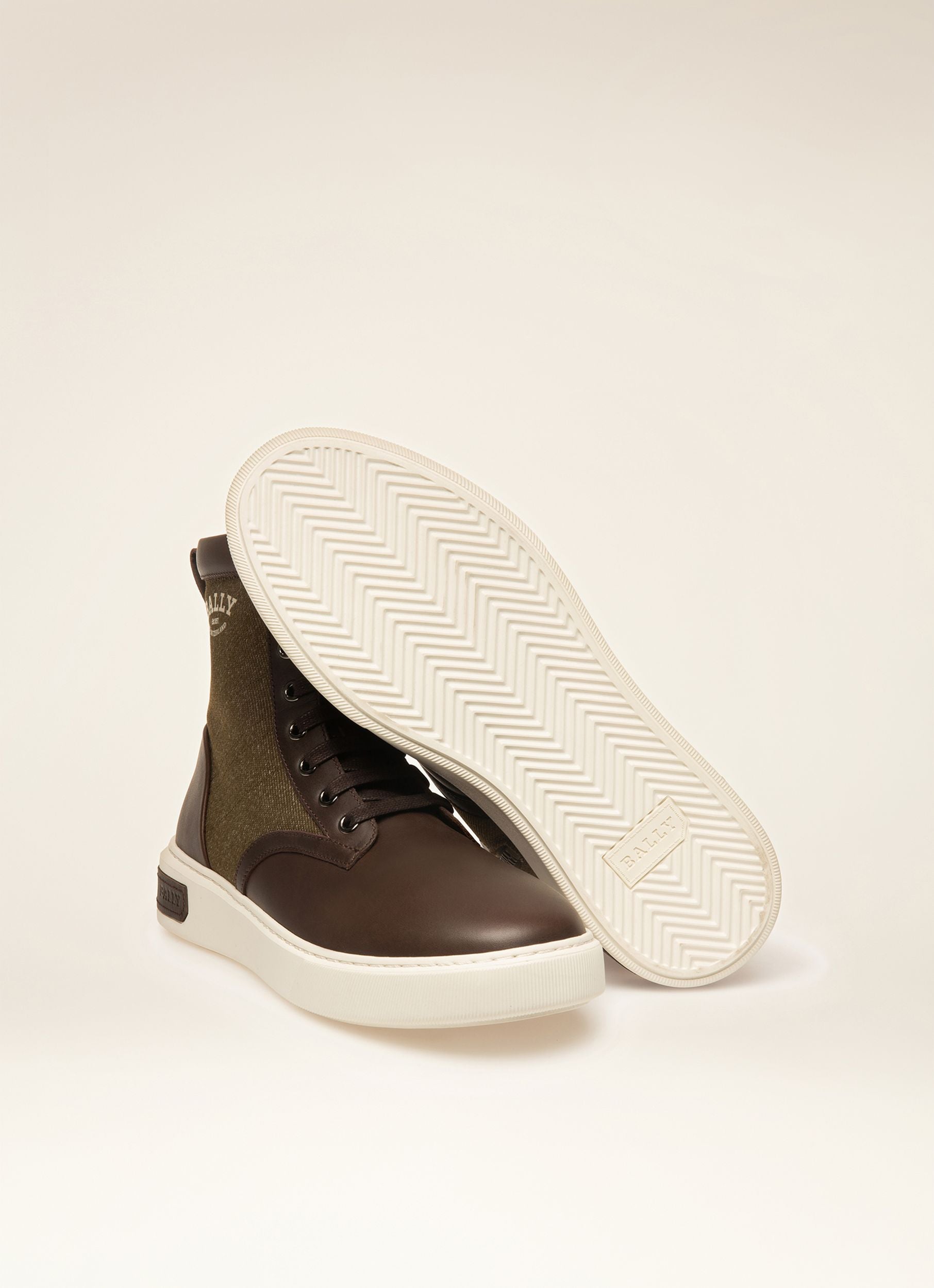 Mevys Sneakers En Cuir Marron Ébène - Homme - Bally - 07