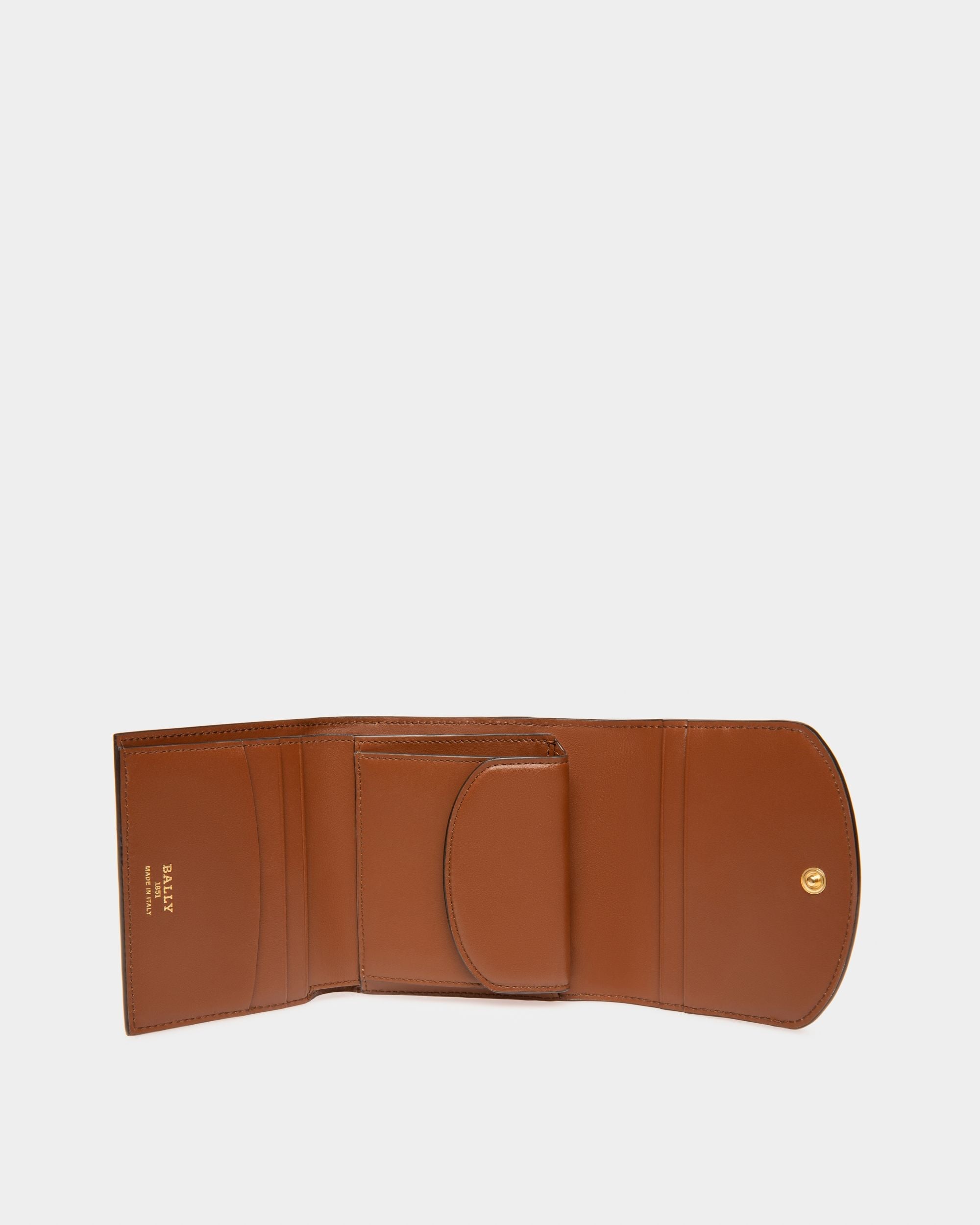 Blessy Portefeuille En Tpu Marron - Femme - Bally - 03