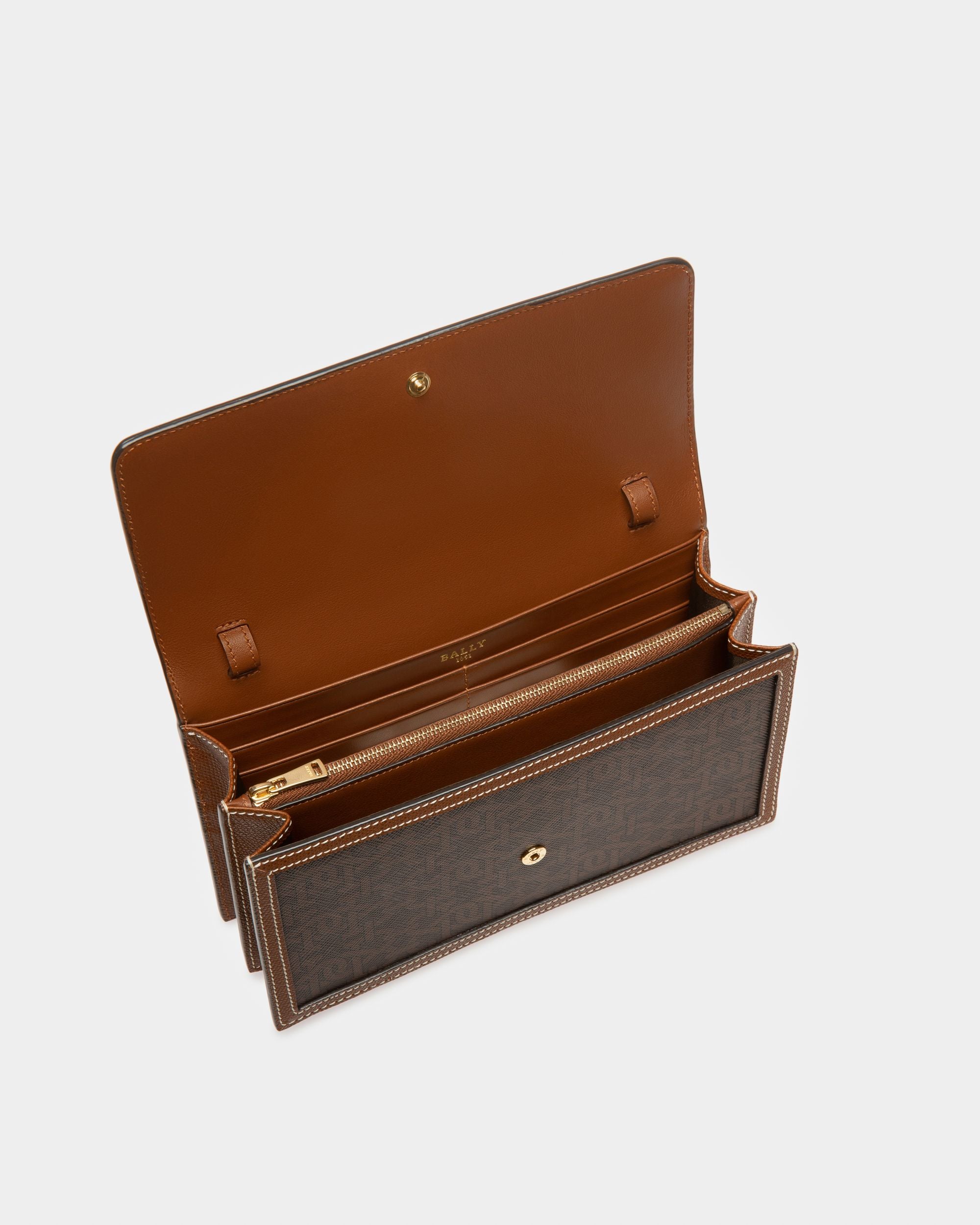 Dafford Portefeuille En Tpu Marron - Femme - Bally - 03