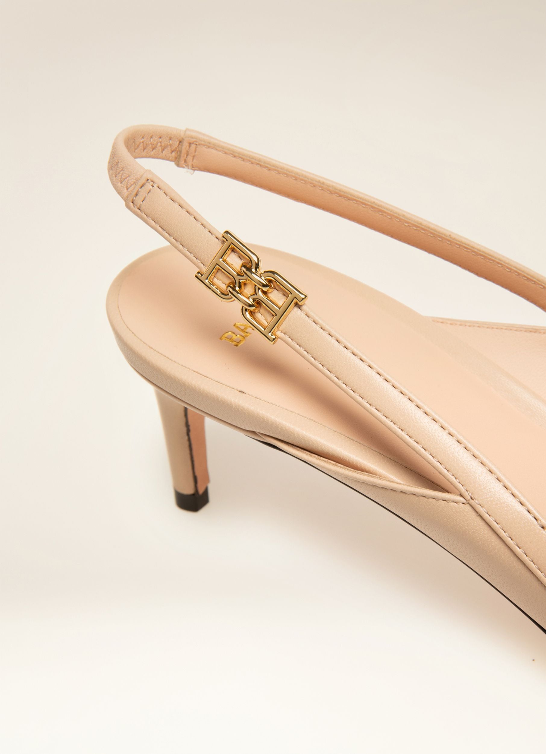 Edeline Escarpins À Bride Arrière En Cuir Rose Tendre - Femme - Bally - 02