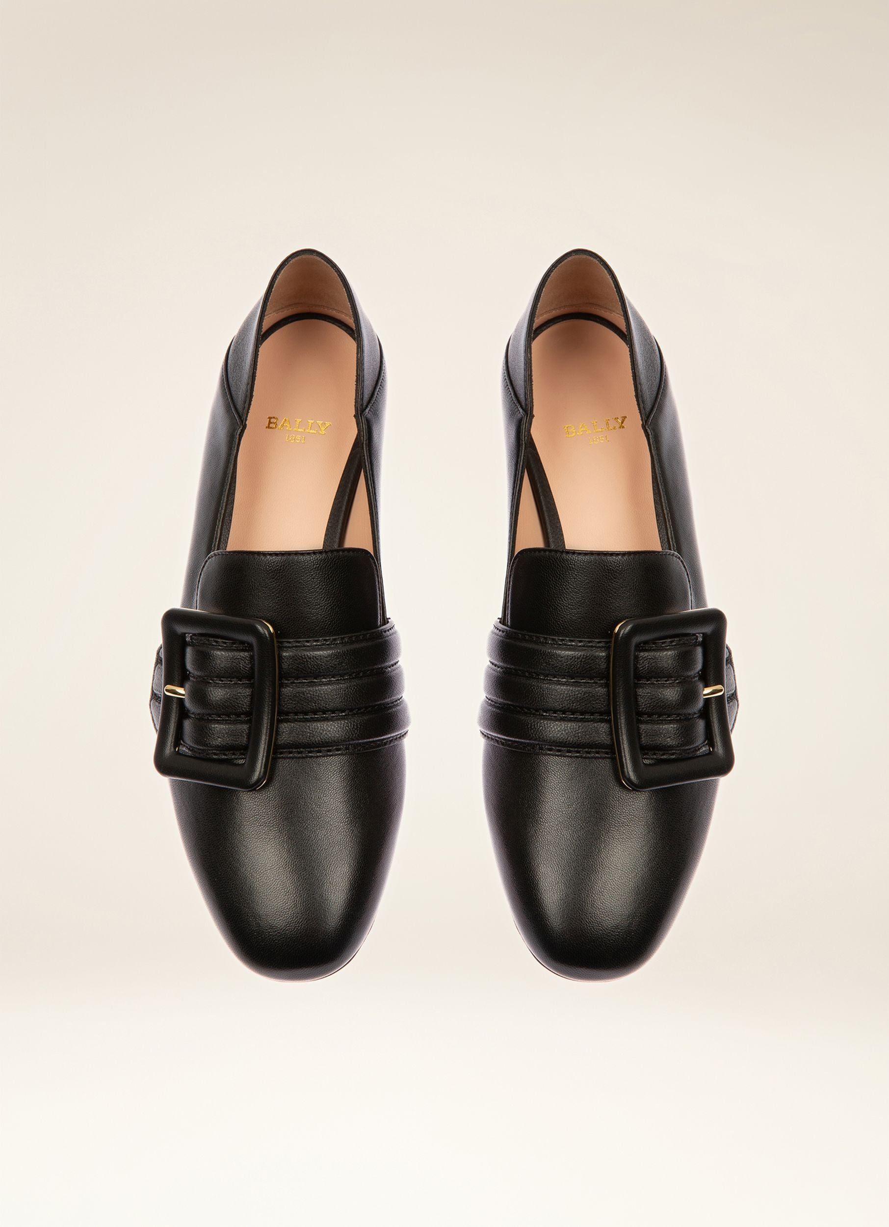 Janelle Mocassins En Cuir Noir - Femme - Bally - 04