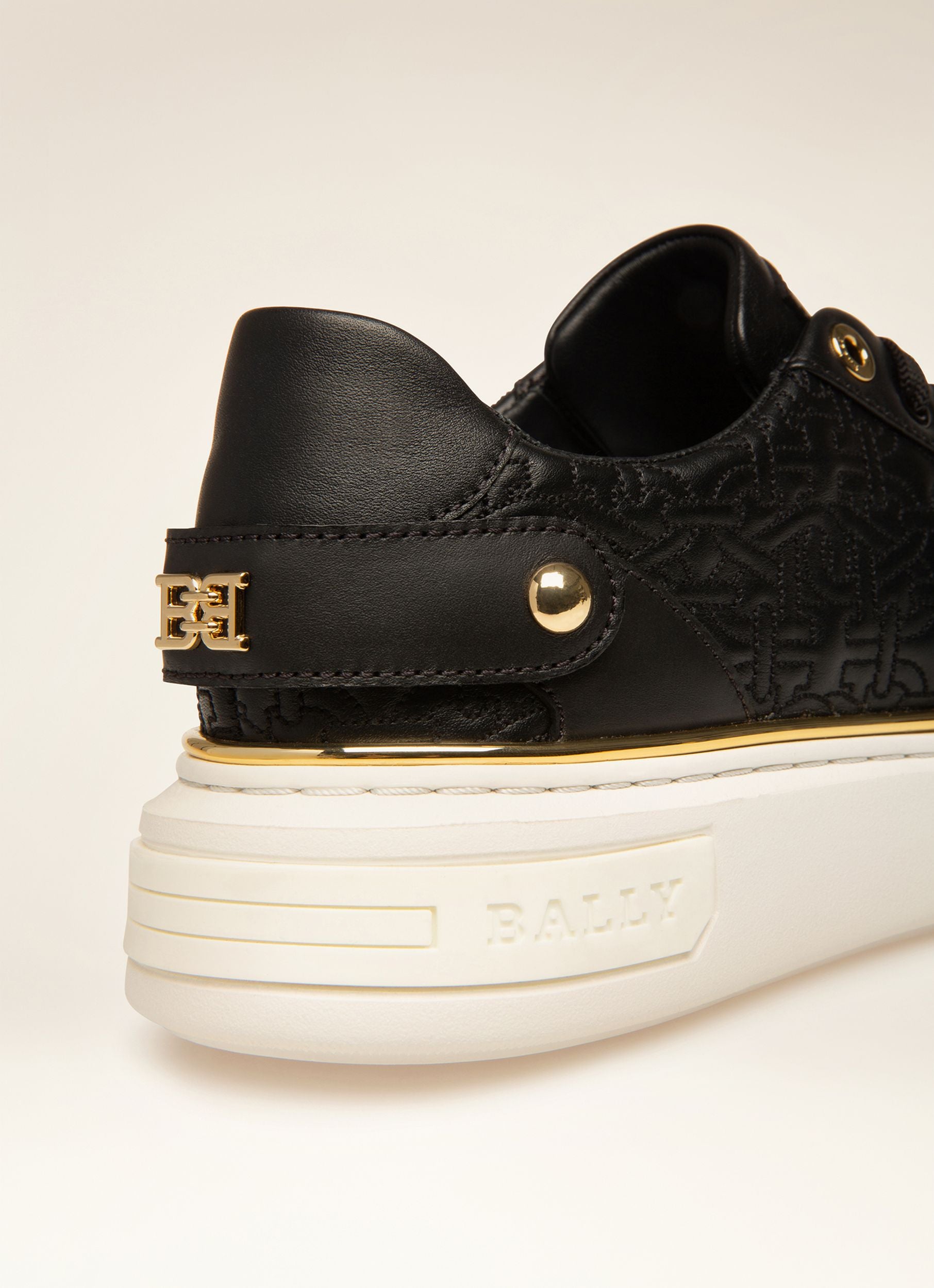 Malya Sneakers En Cuir Noir - Femme - Bally - 02