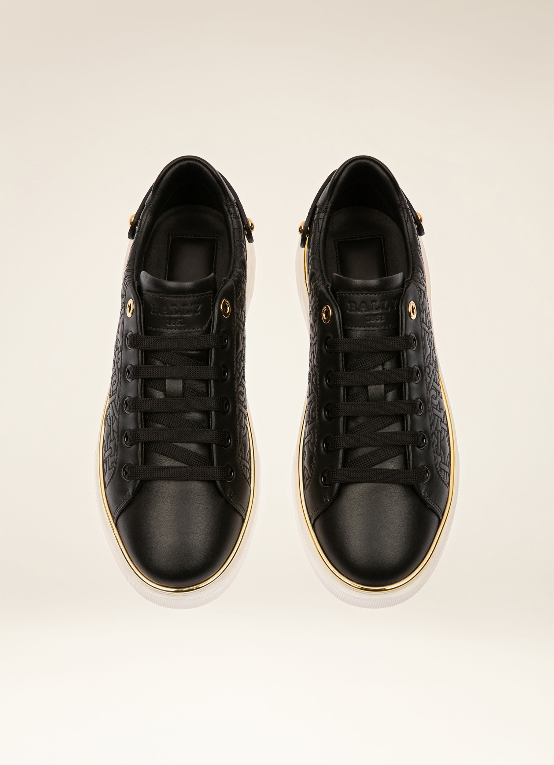 Malya Sneakers En Cuir Noir - Femme - Bally - 04