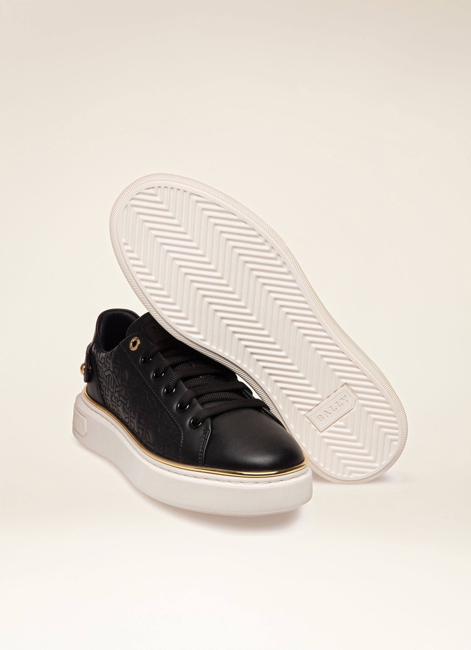 Malya Sneakers En Cuir Noir - Femme - Bally - 07