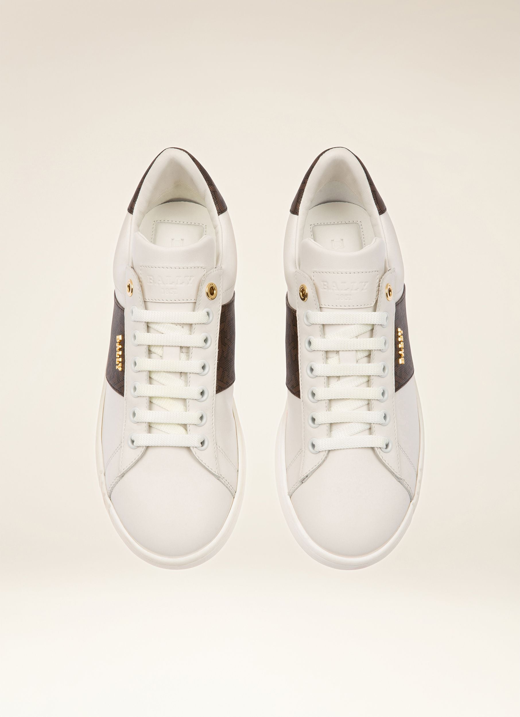 Wilem Sneakers En Cuir Blanc - Femme - Bally - 04