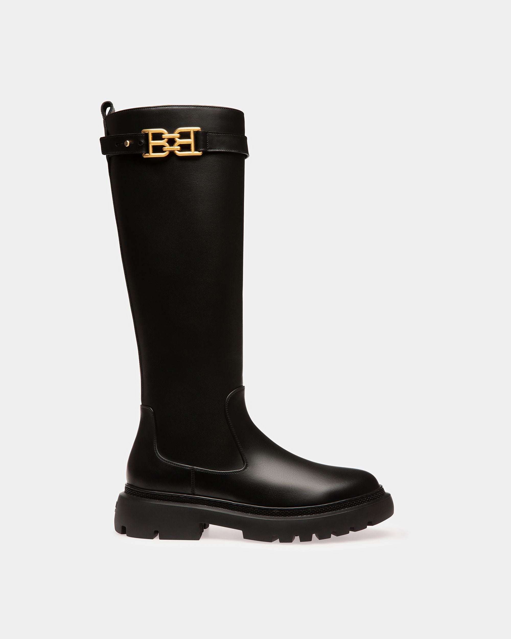 Gaila Bottes En Cuir Noir - Femme - Bally - 01