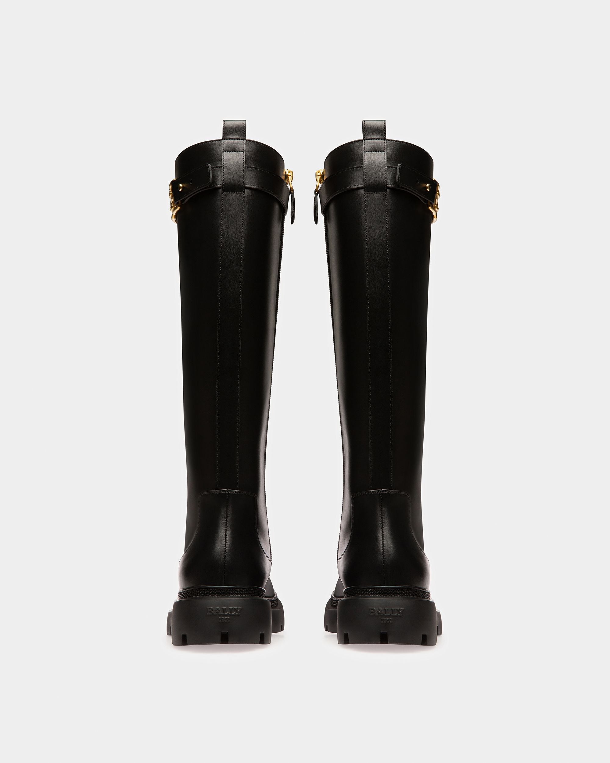 Gaila Bottes En Cuir Noir - Femme - Bally - 04