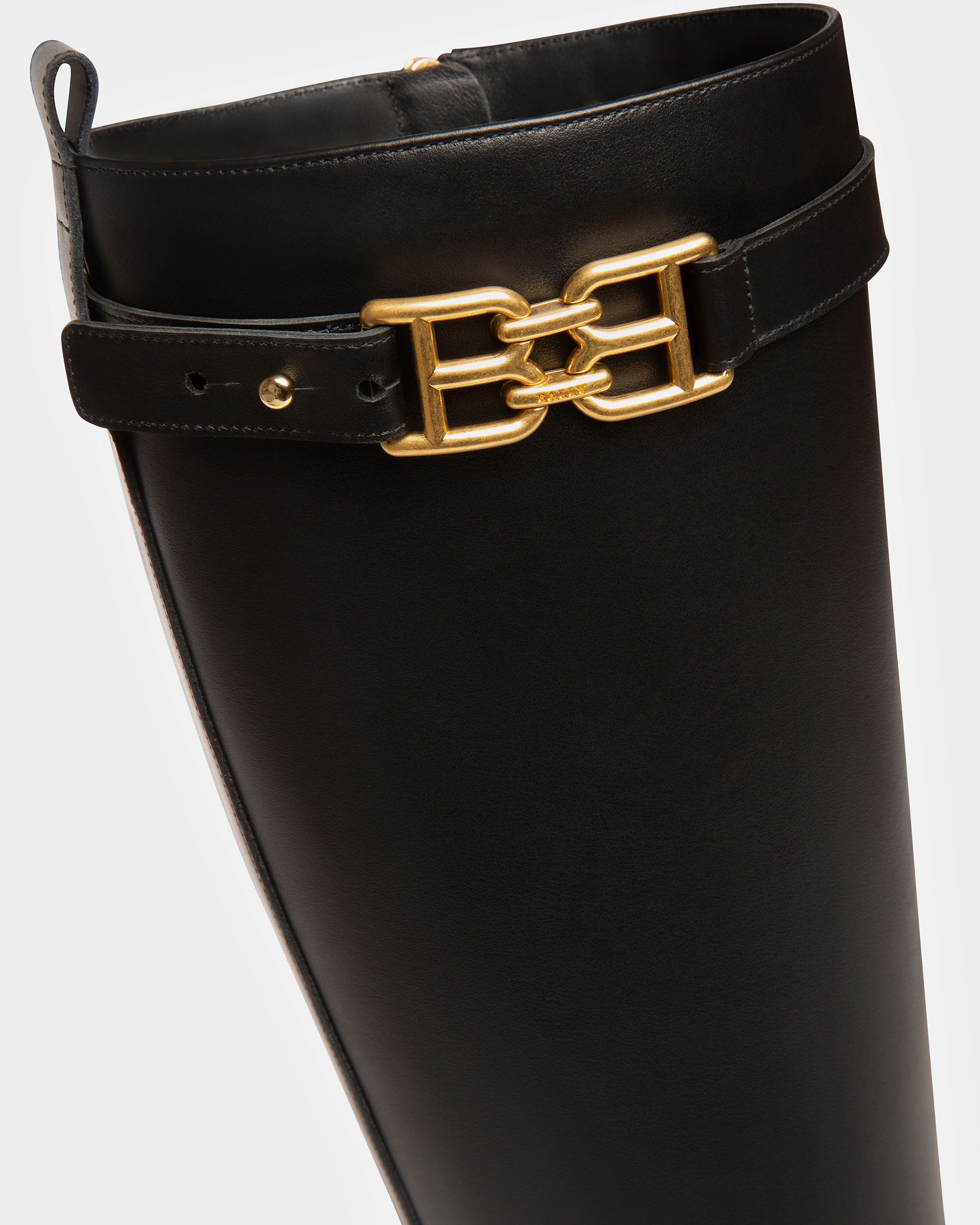 Gaila Bottes En Cuir Noir - Femme - Bally - 05