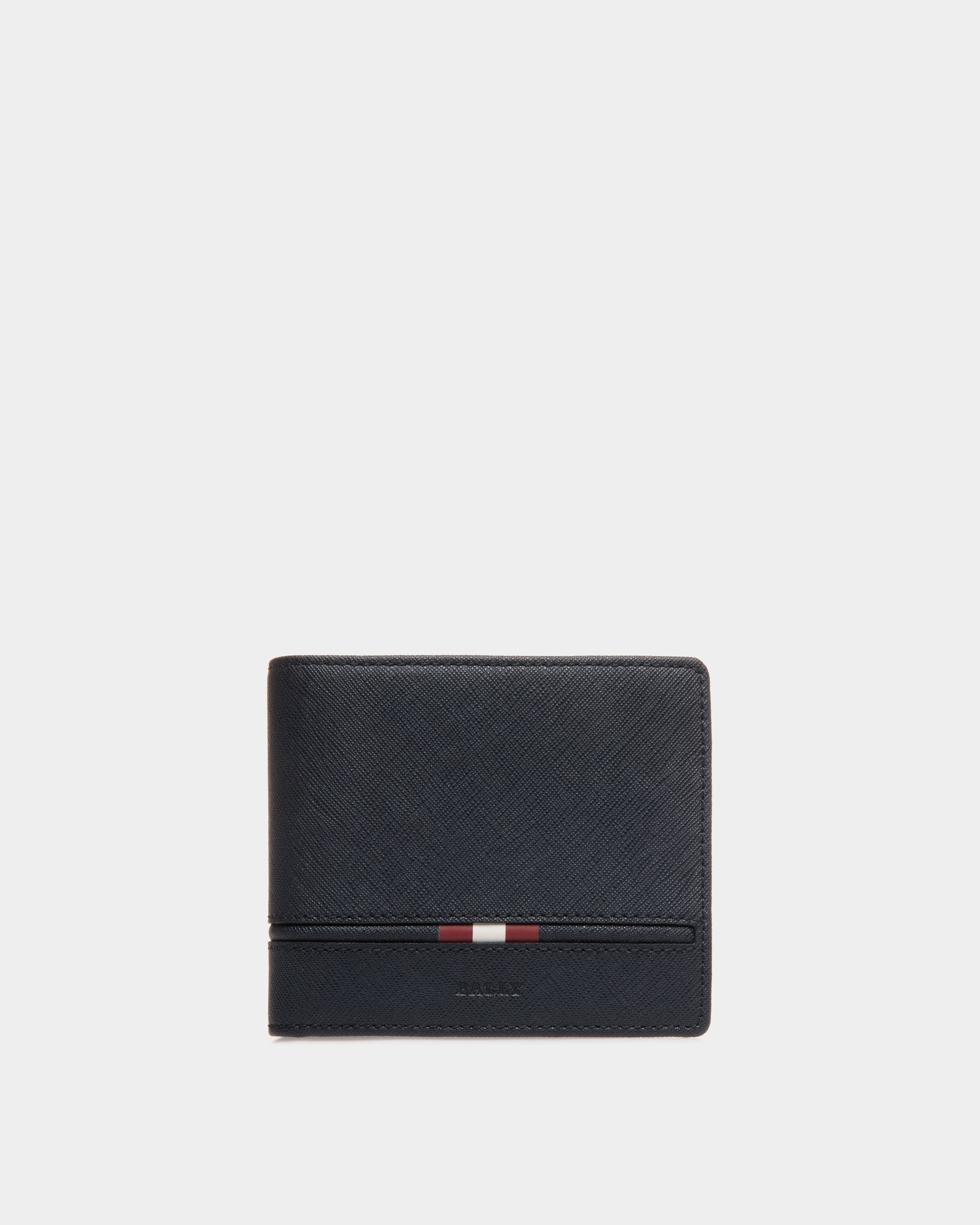 Wallet In Blue Bovine Split - Homme - Bally - 01
