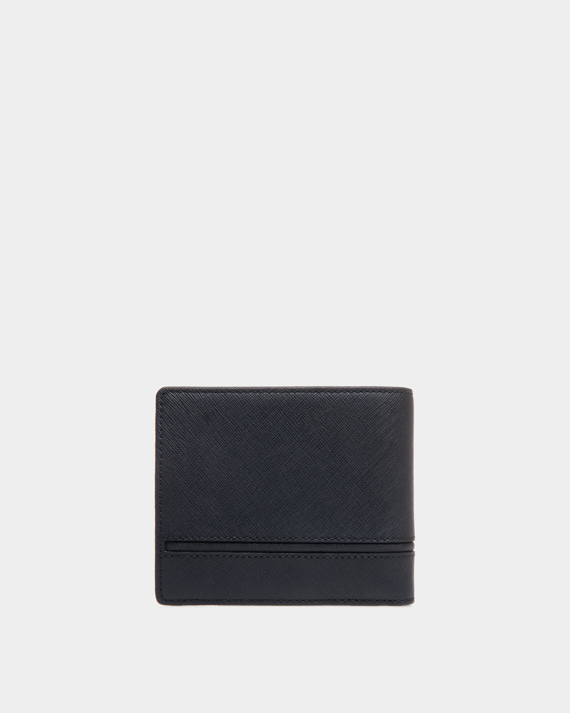 Wallet In Blue Bovine Split - Homme - Bally - 02
