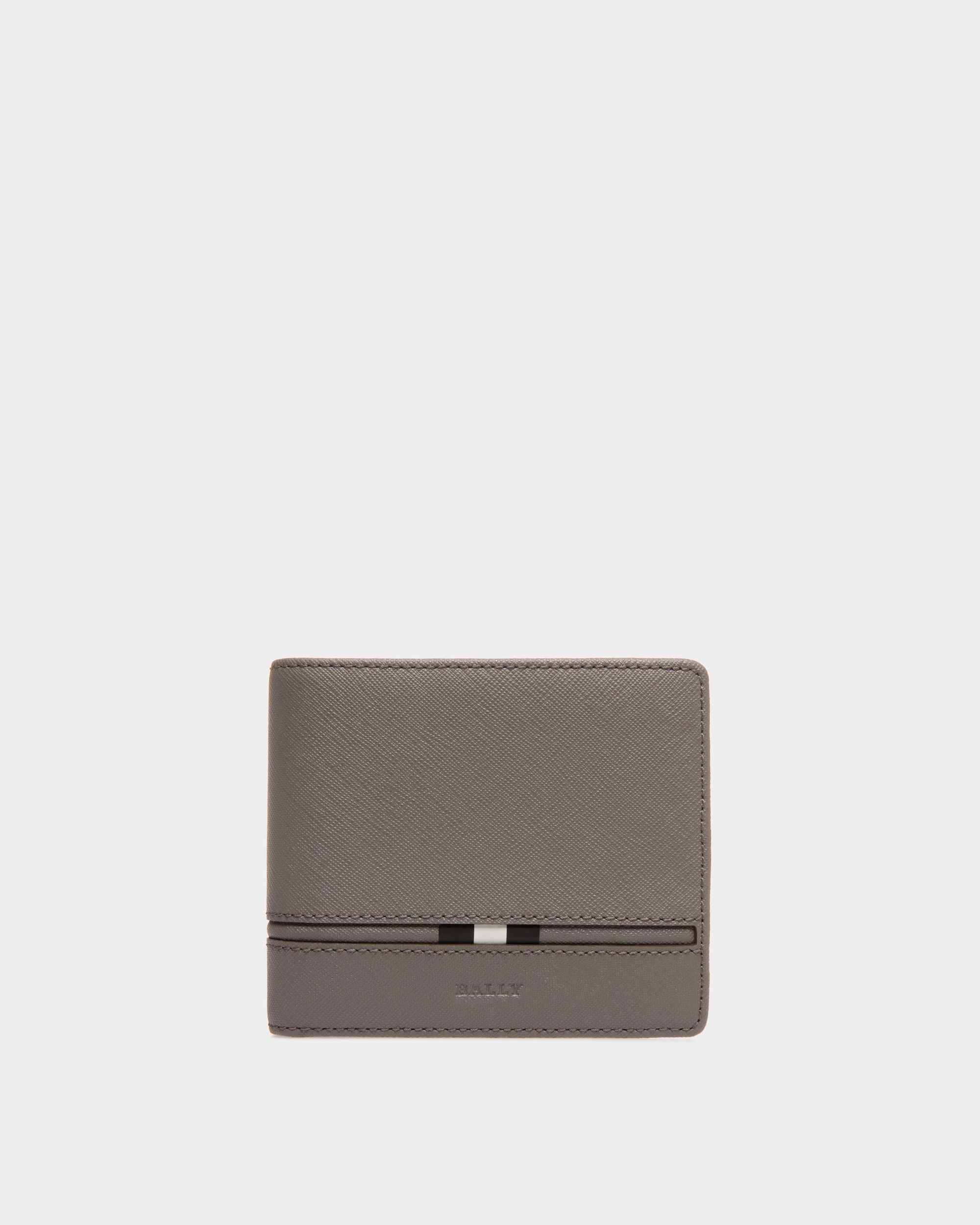 Wallet In Grey Bovine Split - Homme - Bally - 01