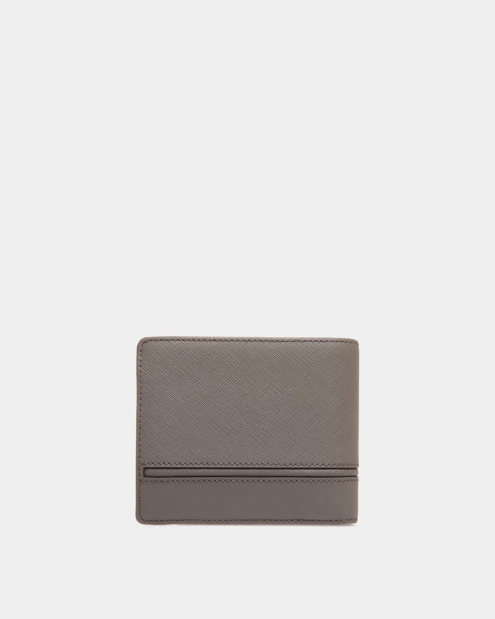 Wallet In Grey Bovine Split - Homme - Bally - 02