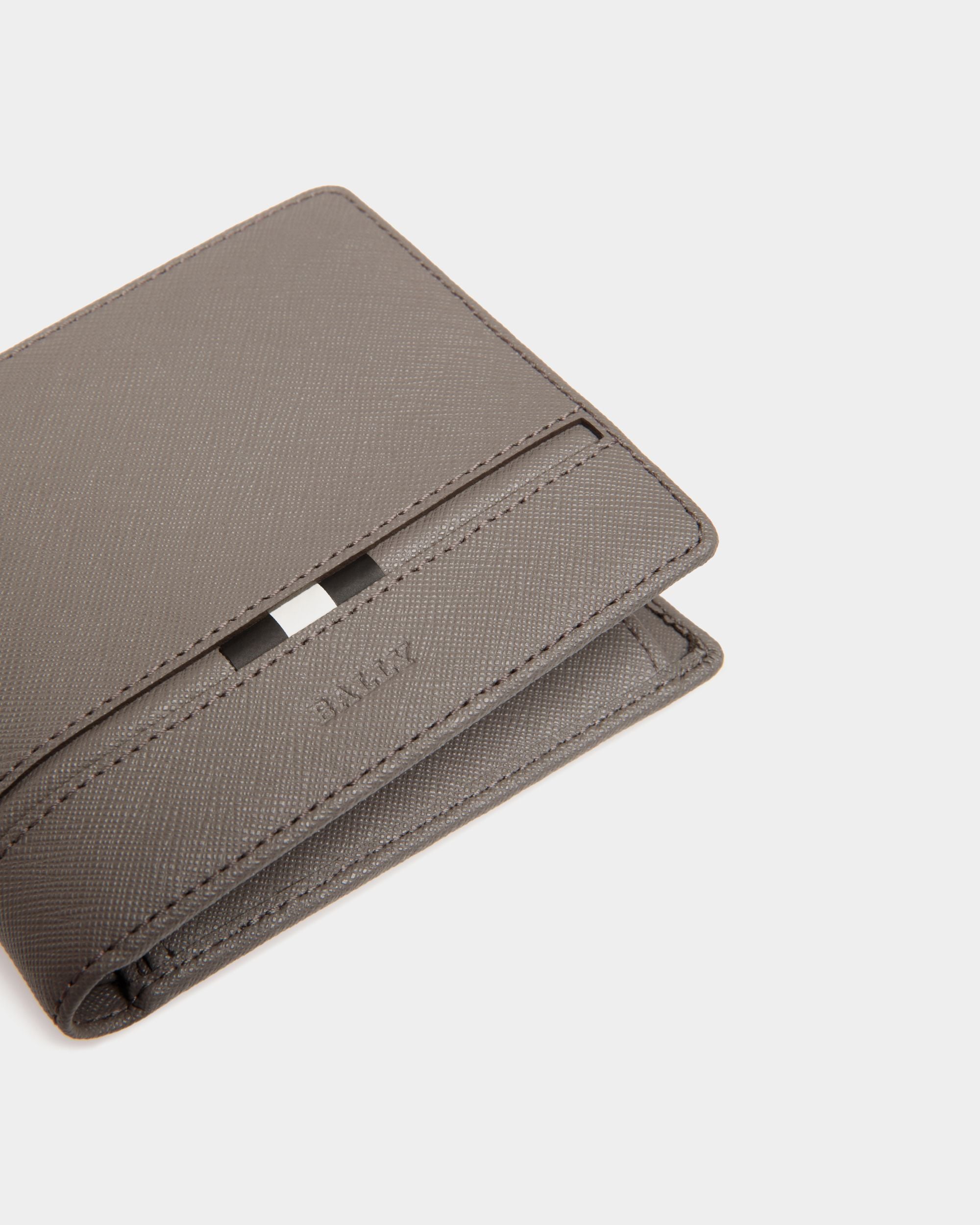 Wallet In Grey Bovine Split - Homme - Bally - 04