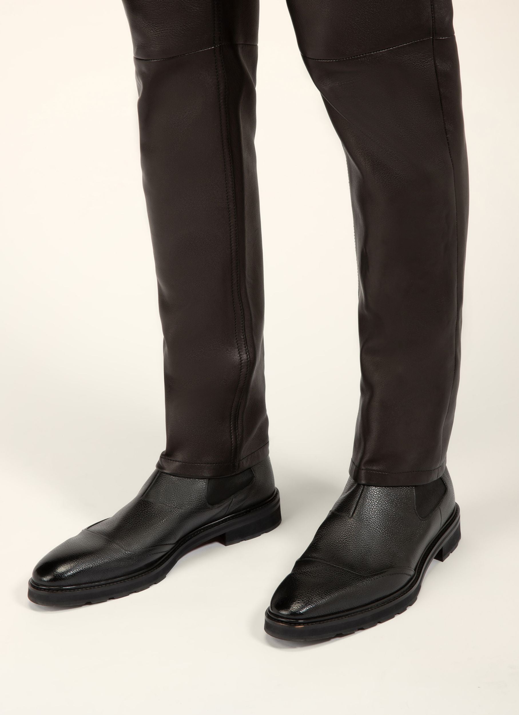 Mikelin Bottes En Cuir Noir - Homme - Bally - 06