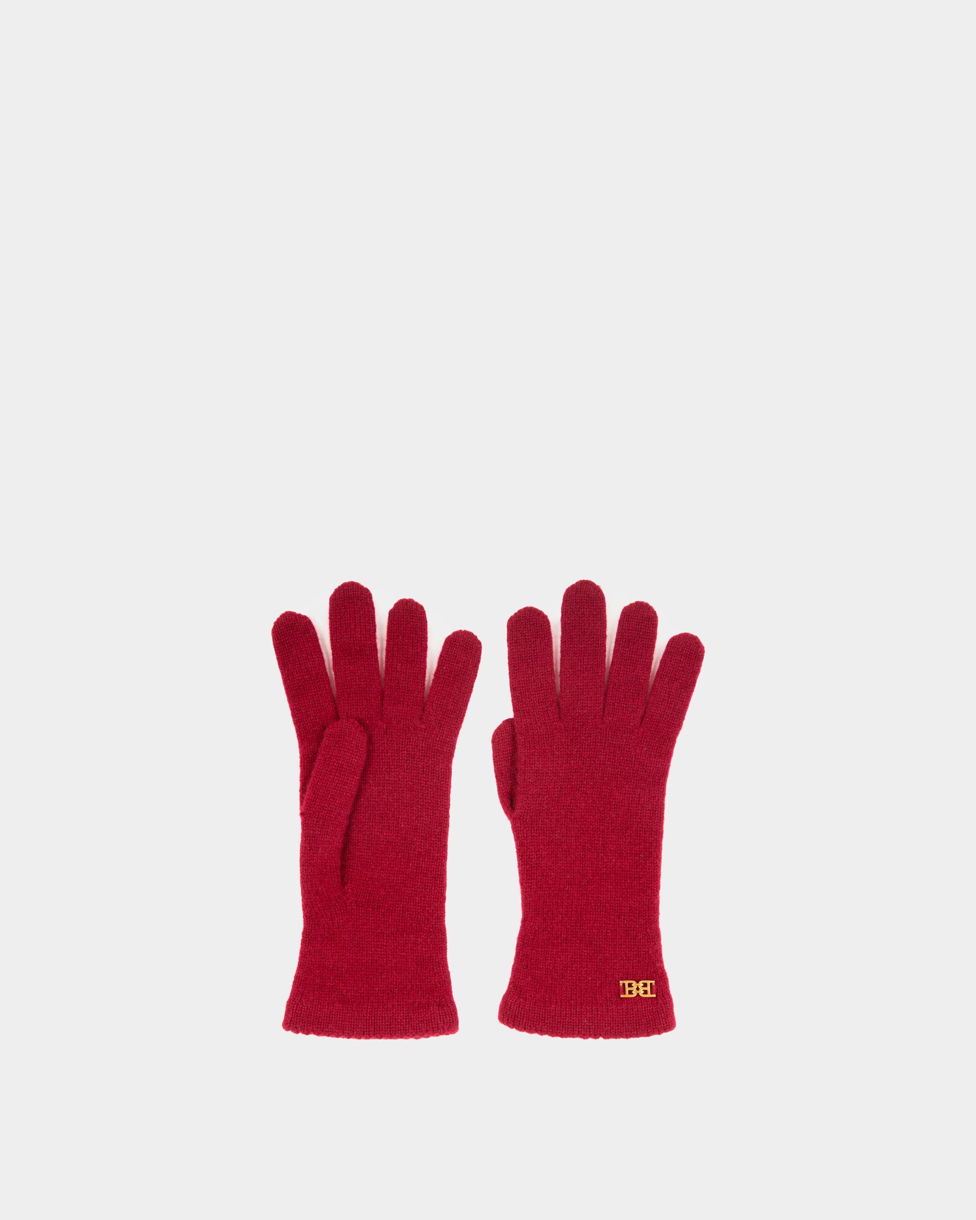 Set D'Accessoires En Cachemire Rouge Héritage - Femme - Bally - 04