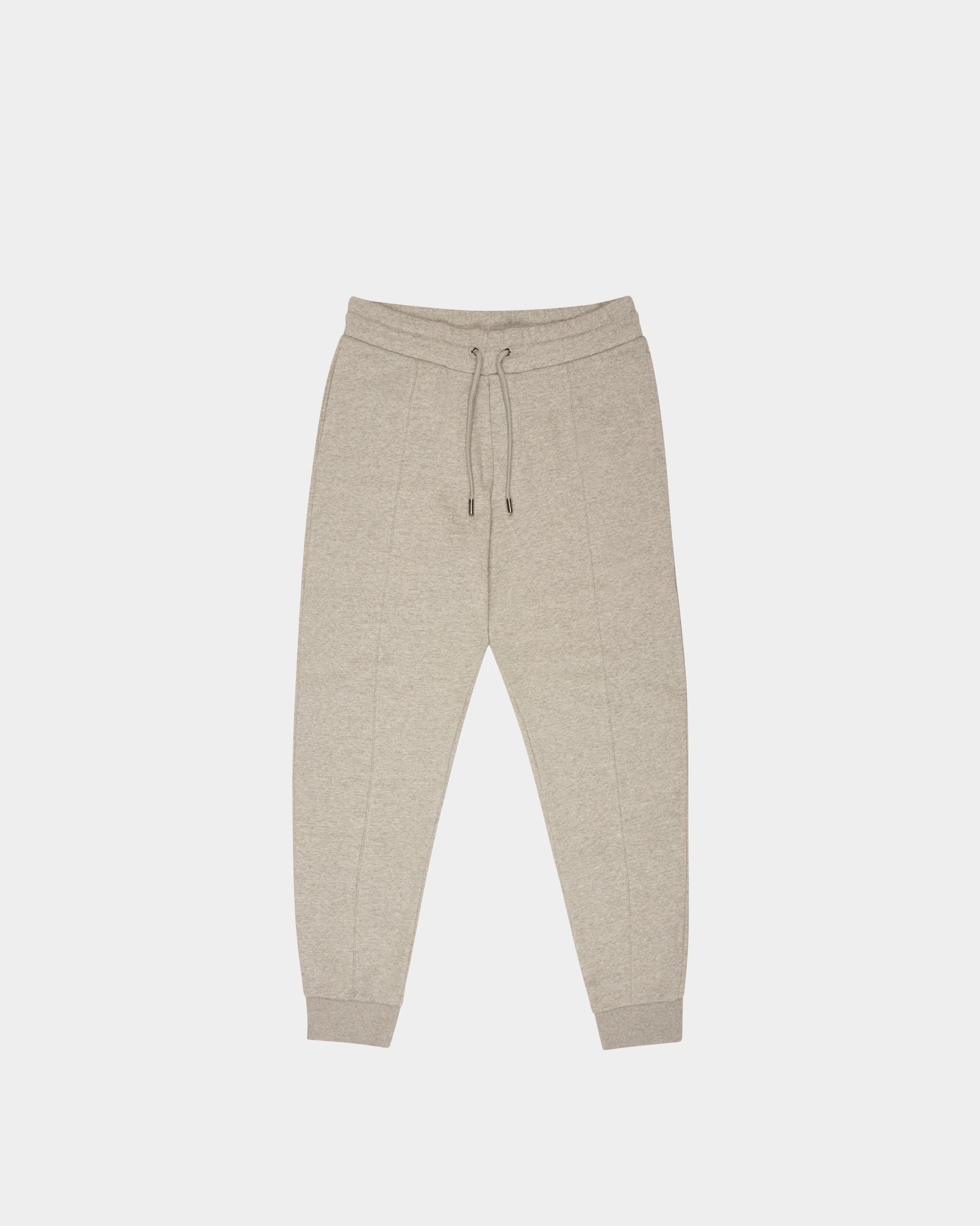 Pantalon De Survêtement En Coton Gris - Homme - Bally - 01