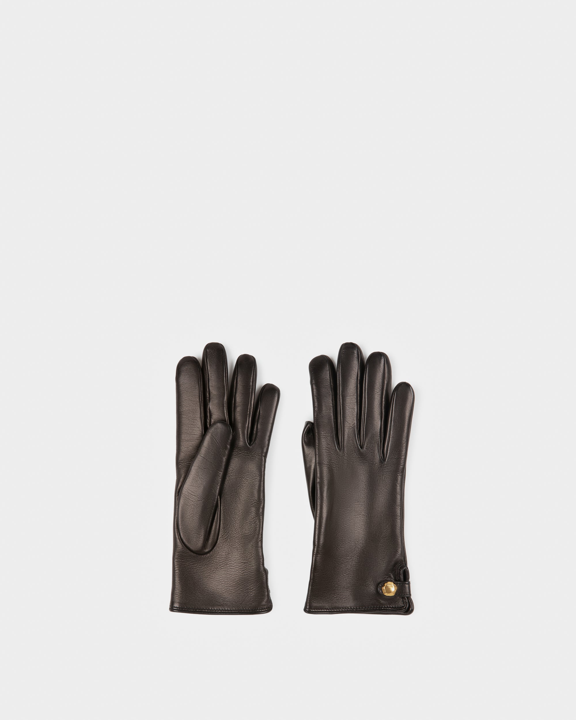 Gants Avec Détail En Métal - Femme - Bally - 01