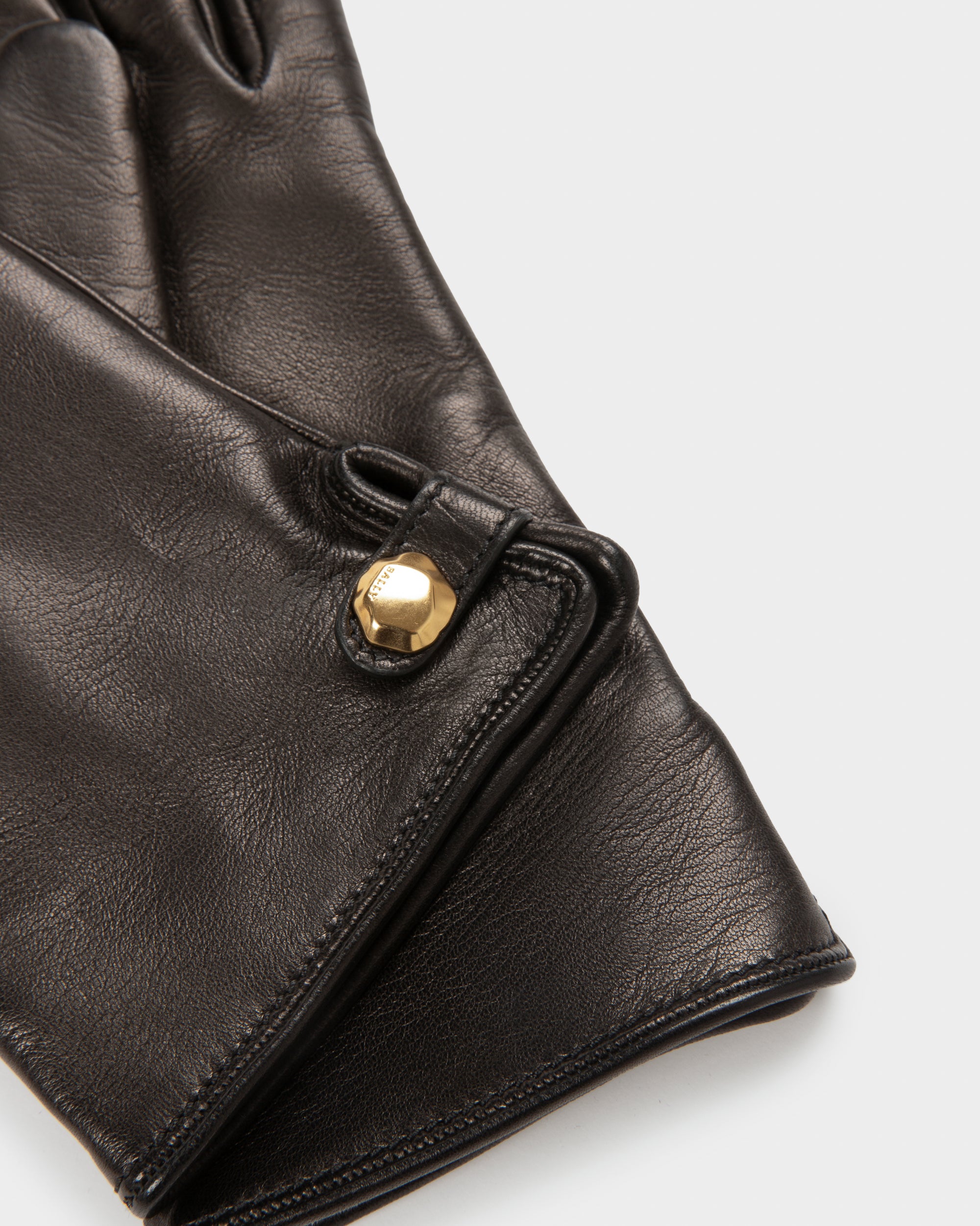 Gants Avec Détail En Métal - Femme - Bally - 02