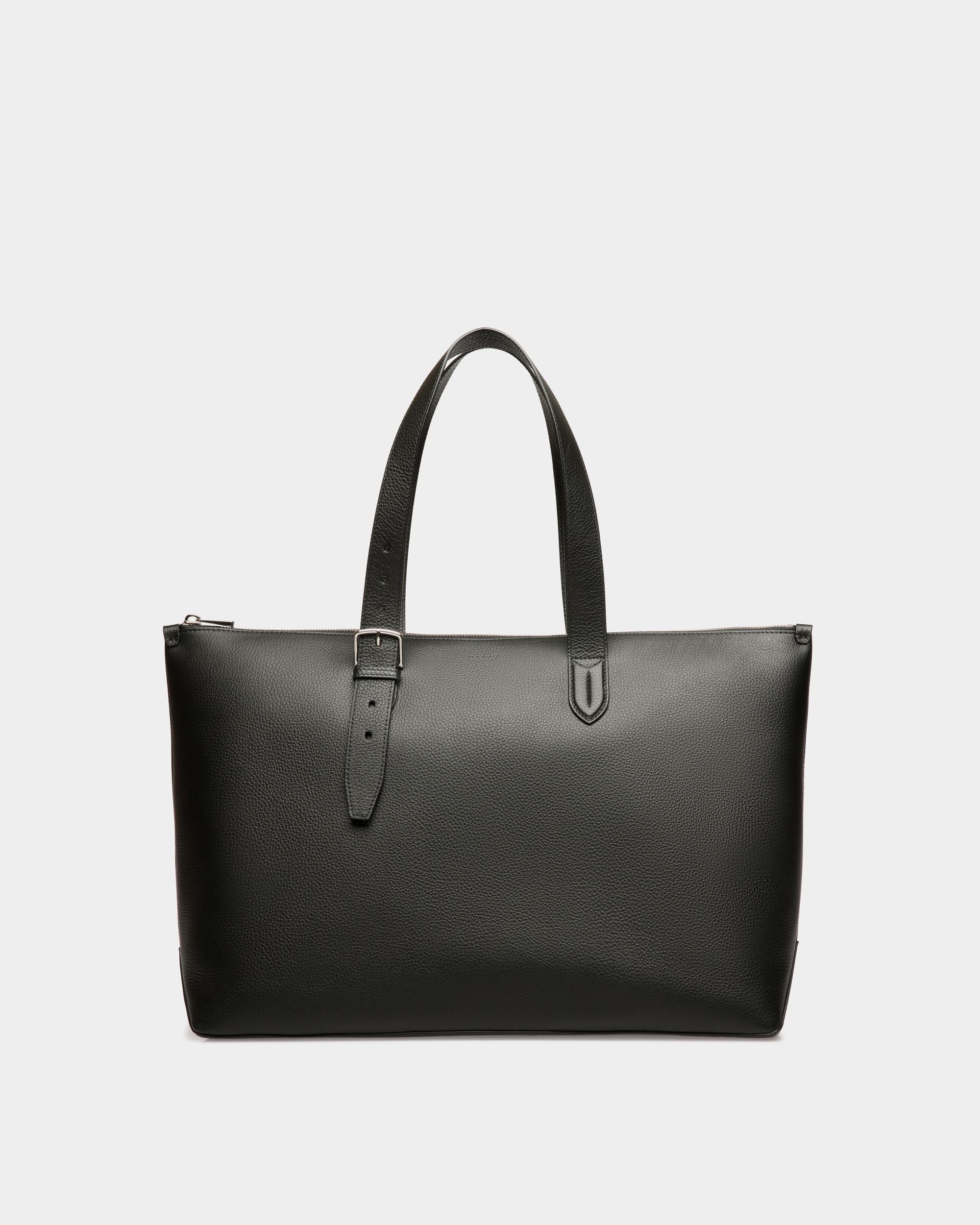 Tote In Black Bovine - Homme - Bally - 01