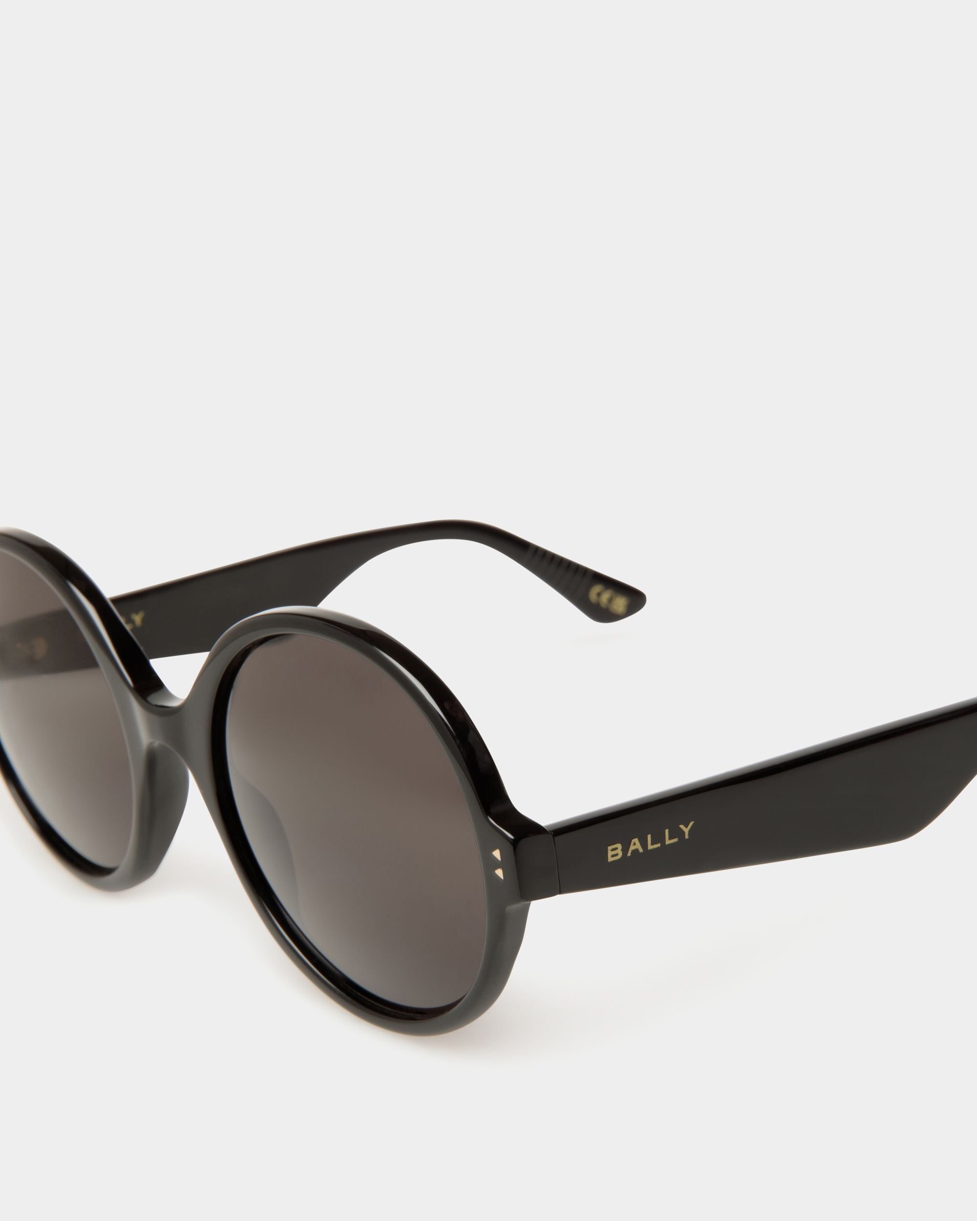 Lunettes De Soleil Ursula En Acétate Noir - Femme - Bally - 03