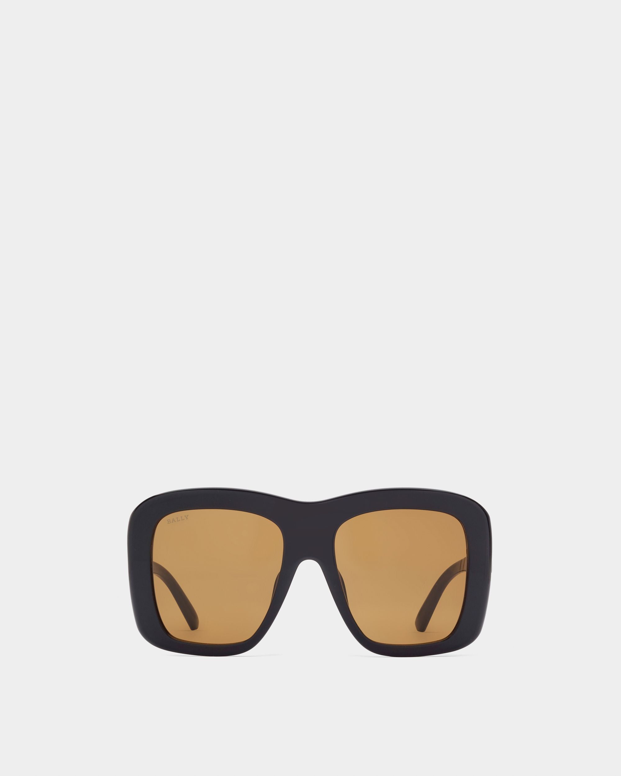 Constance Lunettes De Soleil En Acétate Noir Brillant - Femme - Bally - 01