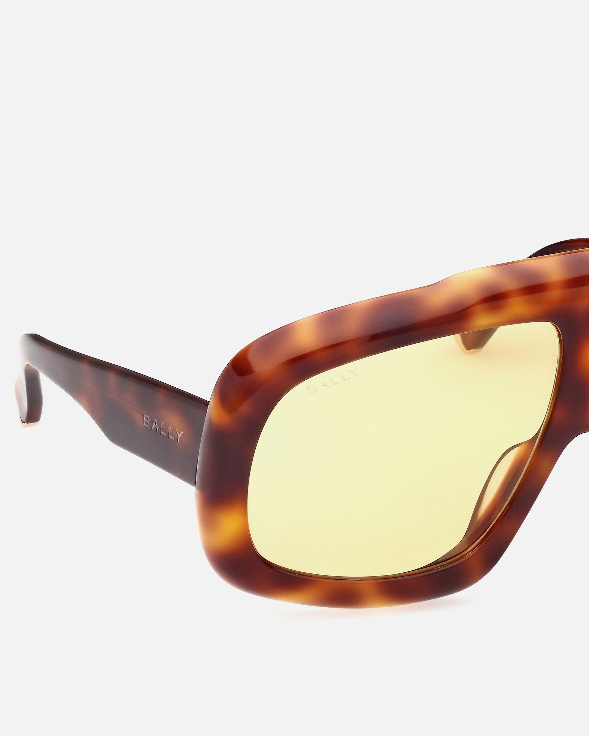 Lunettes De Soleil Eyger Havane Et Jaunes En Acétate - Other - Bally - 04
