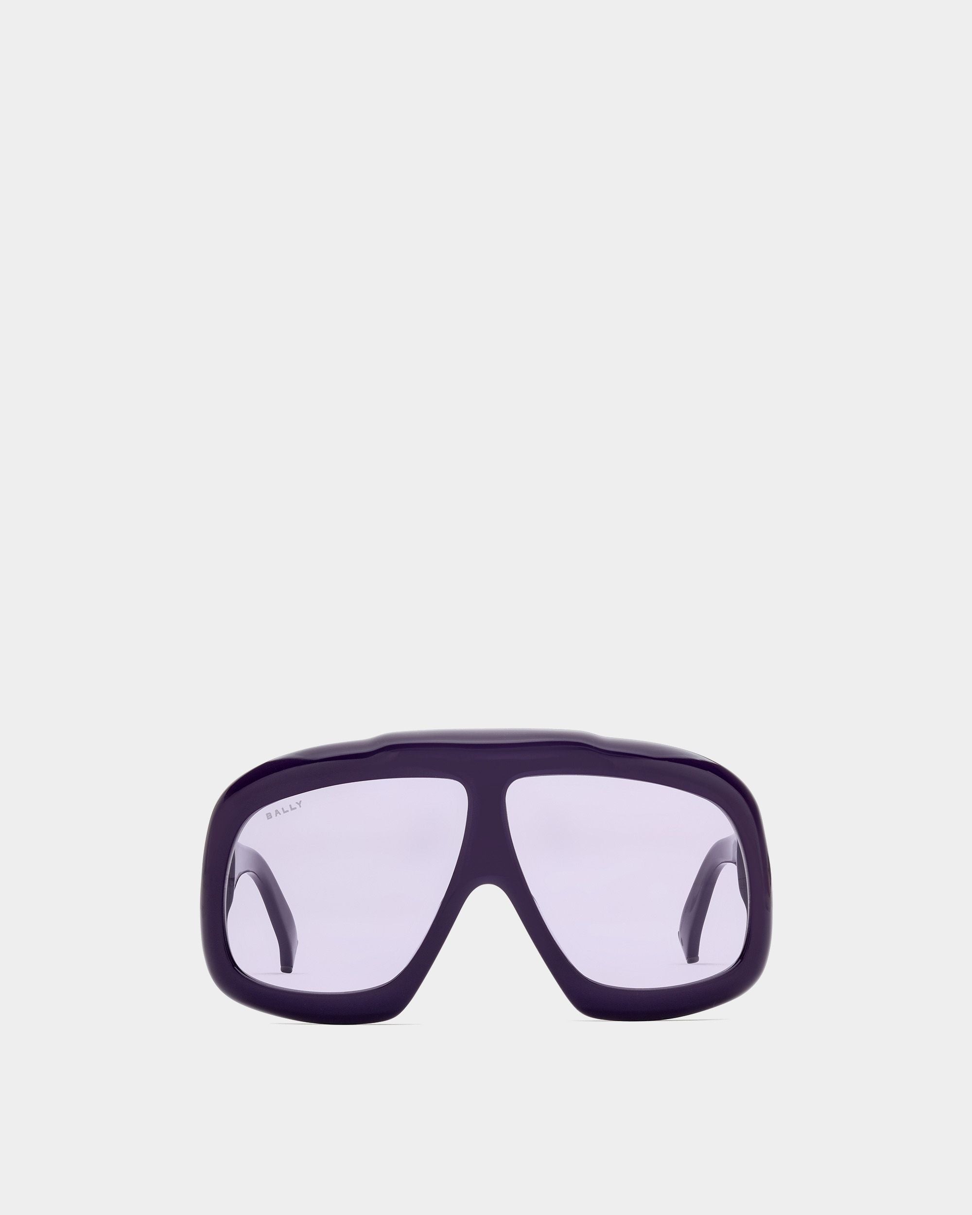 Lunettes De Soleil Eyger Violettes Et Lilas En Acétate - Other - Bally - 01