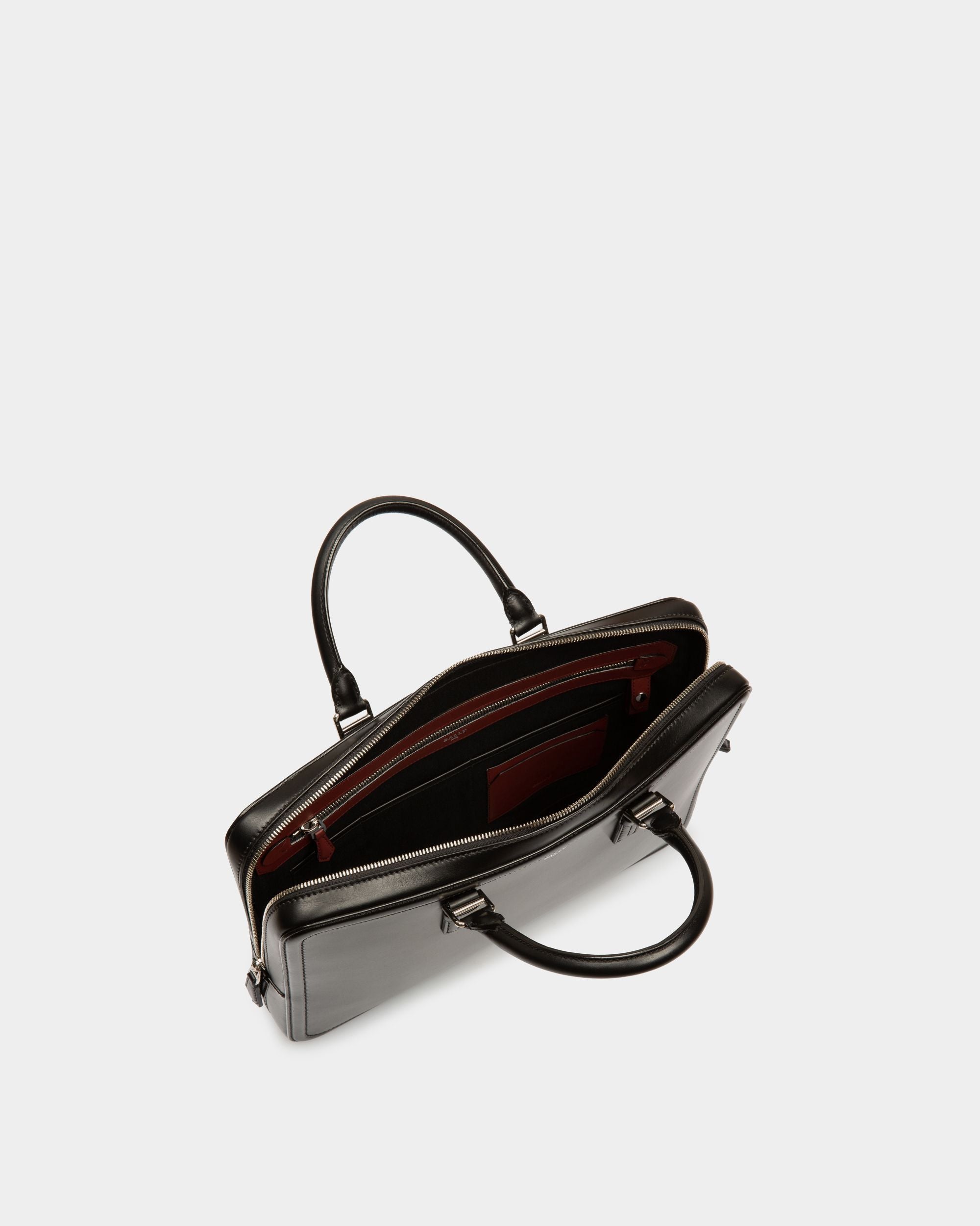 Sergy Sac Professionnel En Cuir Noir - Homme - Bally - 04