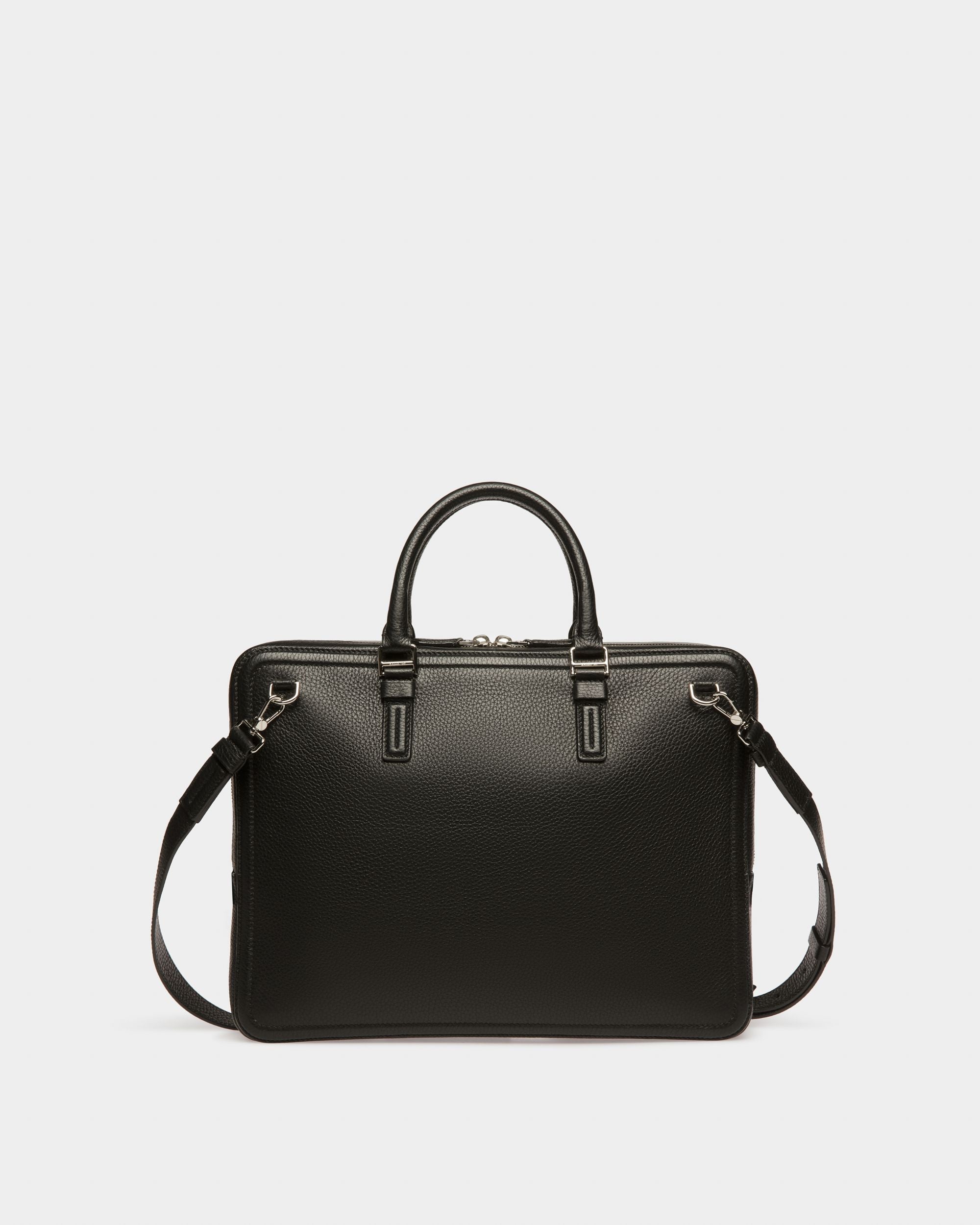 Sergy Sac Professionnel En Cuir Noir - Homme - Bally - 02