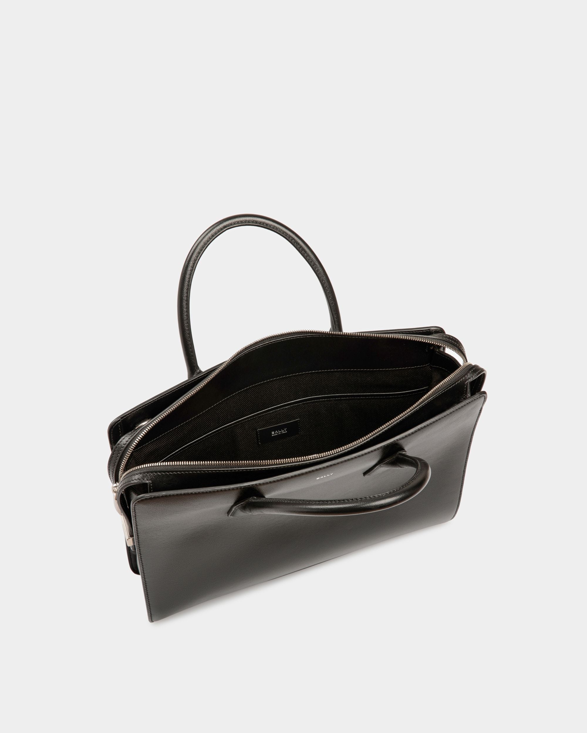Sac Business Banque En Cuir Noir - Homme - Bally - 05