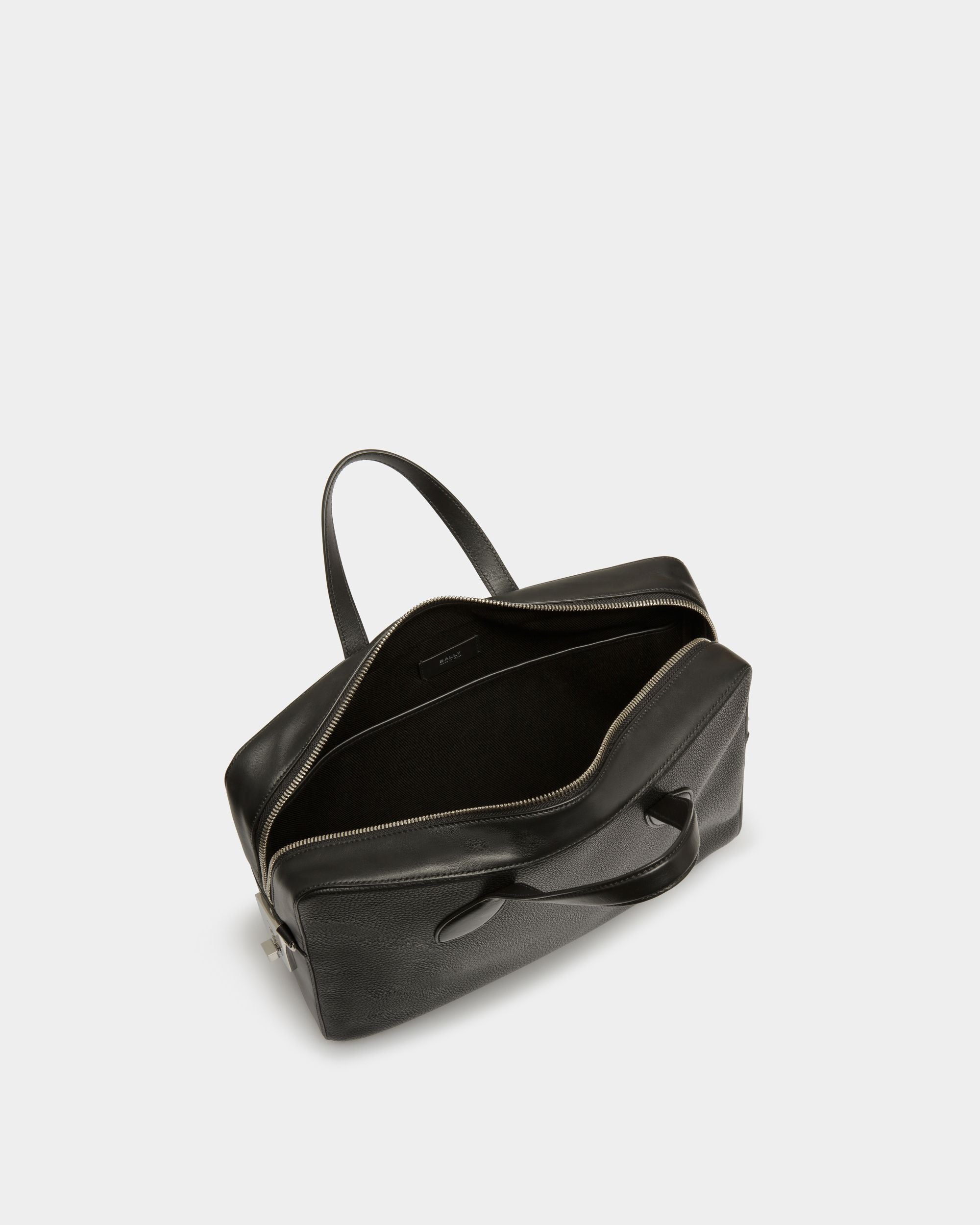 Cartable Lago En Cuir Noir - Homme - Bally - 05