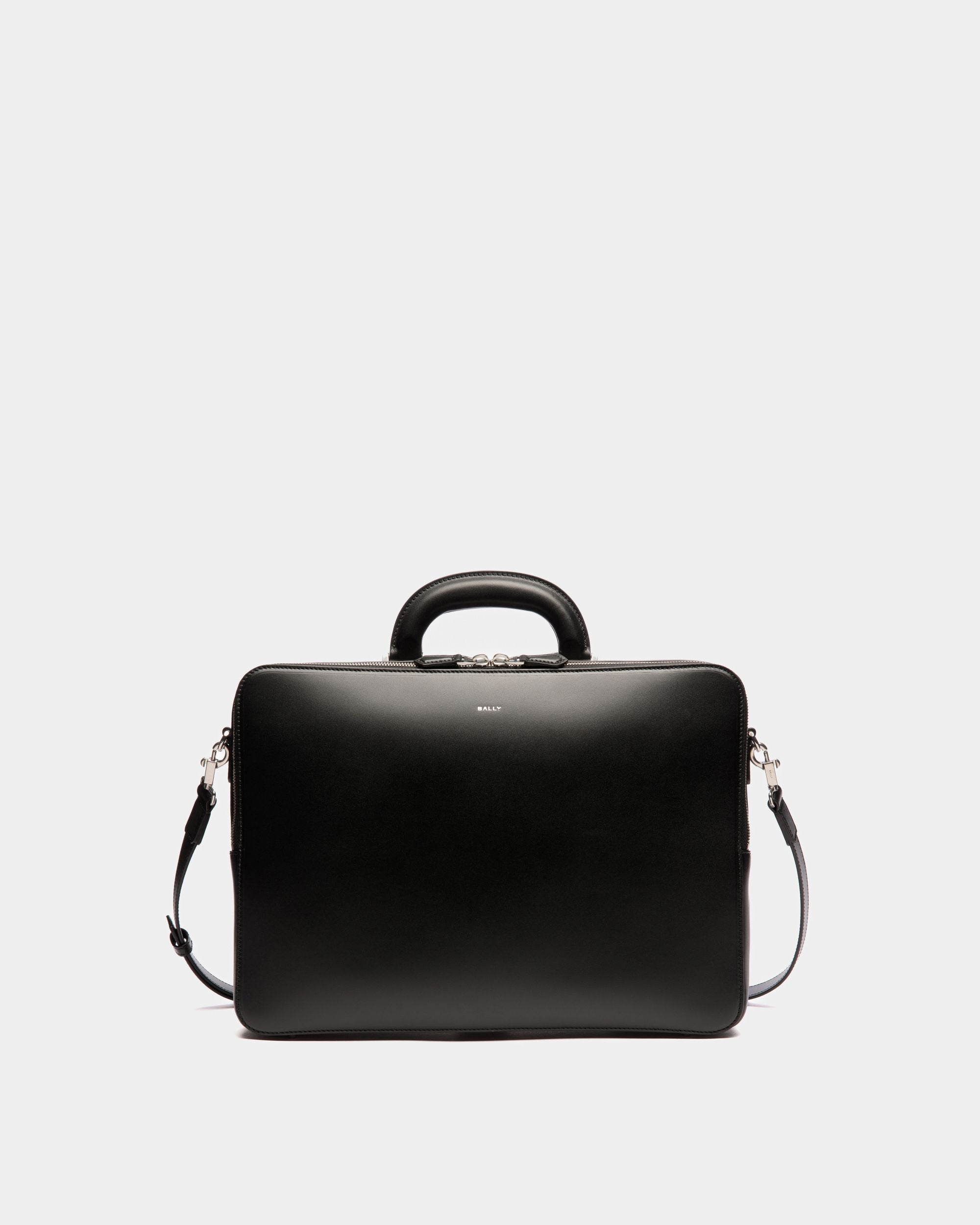 Cartable Busy Bally En Cuir Noir - Homme - Bally - 01