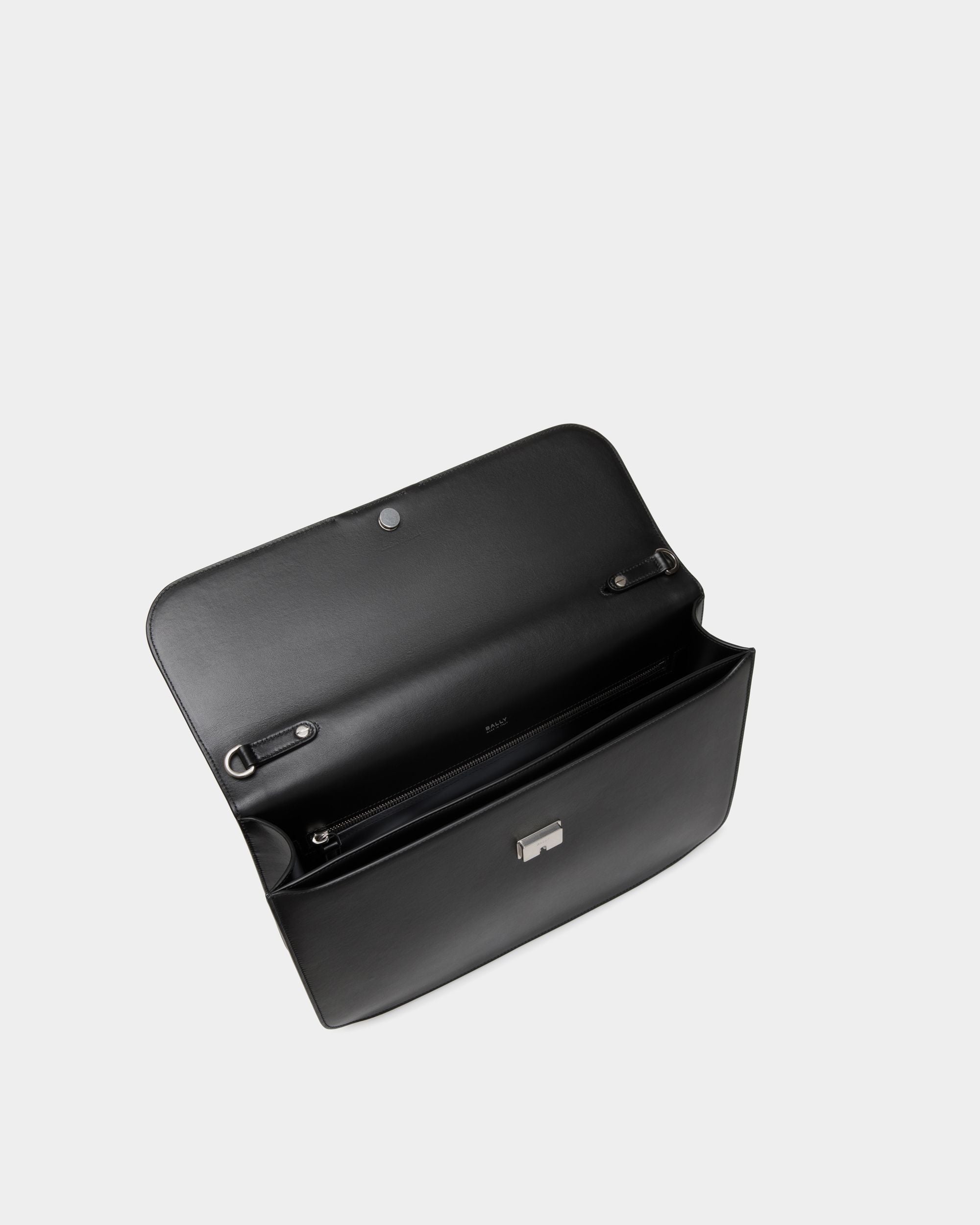 Cartable Deco En Cuir Noir - Homme - Bally - 04