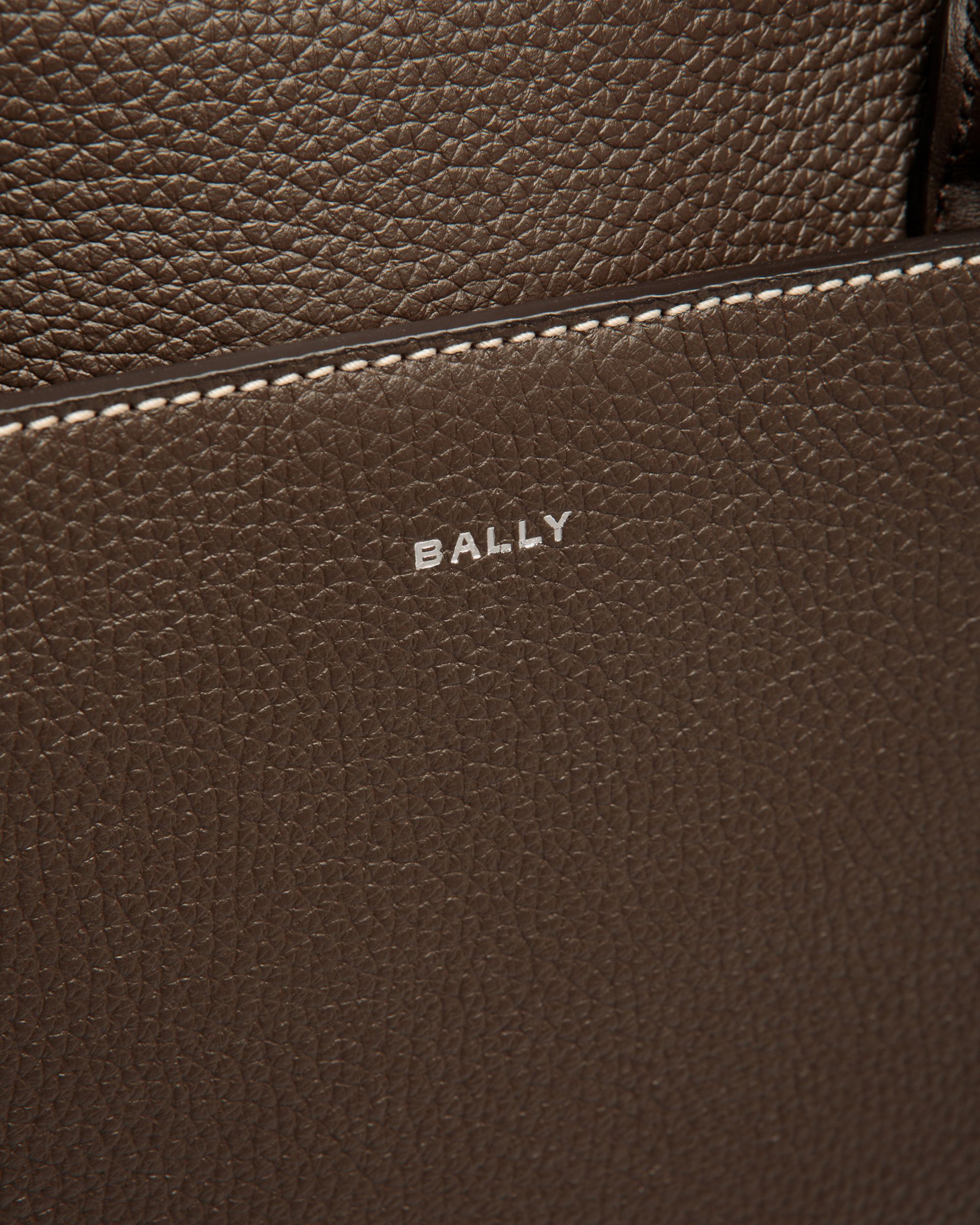 Cartable Oeden En Cuir Ebano - Homme - Bally - 06