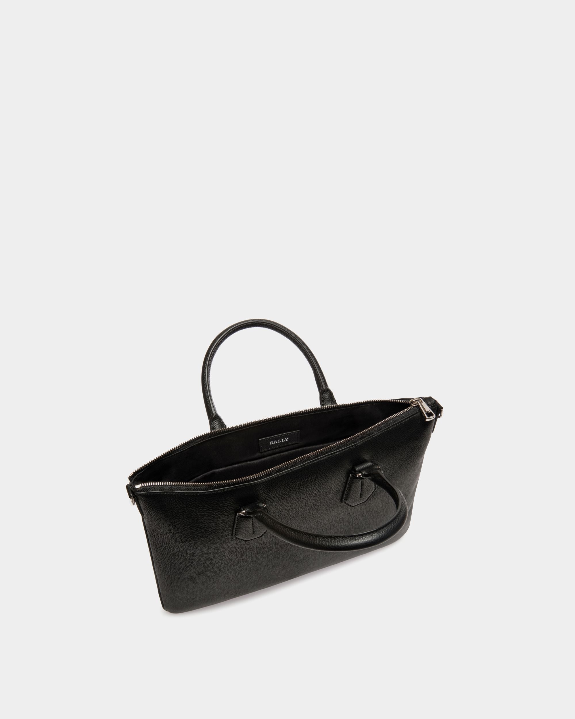 Business Bag In Black Leather - Homme - Bally - 04