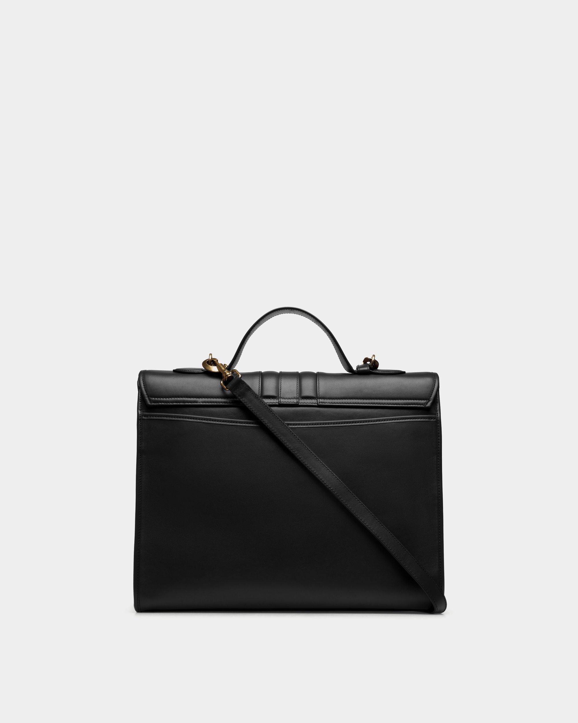 Cartable Beckett En Cuir Noir - Homme - Bally - 03