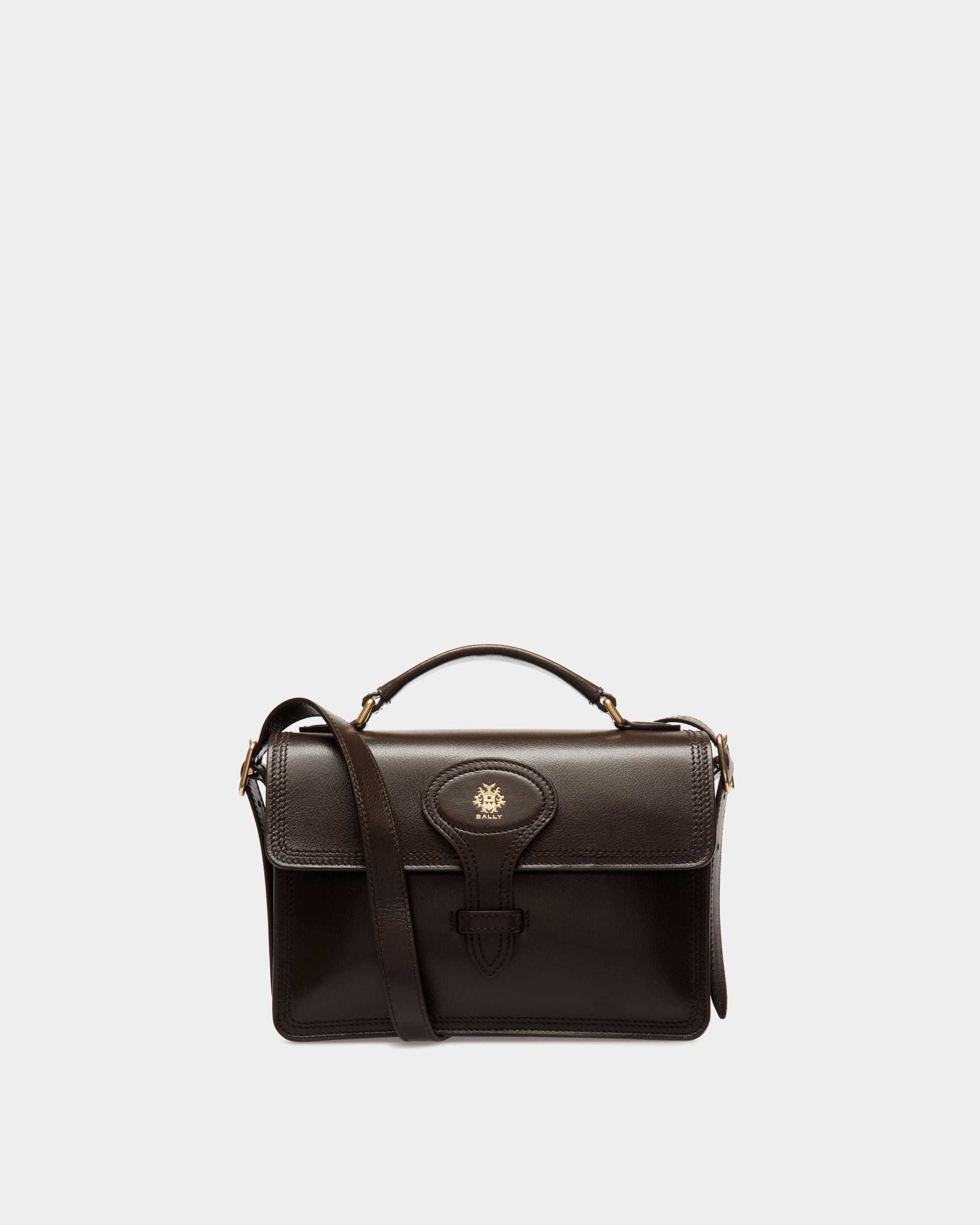 Sac À Bandoulière Beckett En Cuir Ebano - Homme - Bally - 01