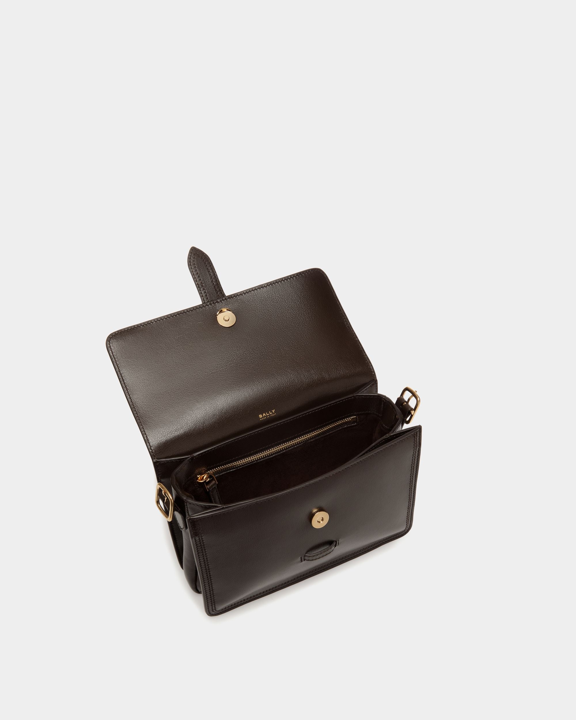 Sac À Bandoulière Beckett En Cuir Ebano - Homme - Bally - 04