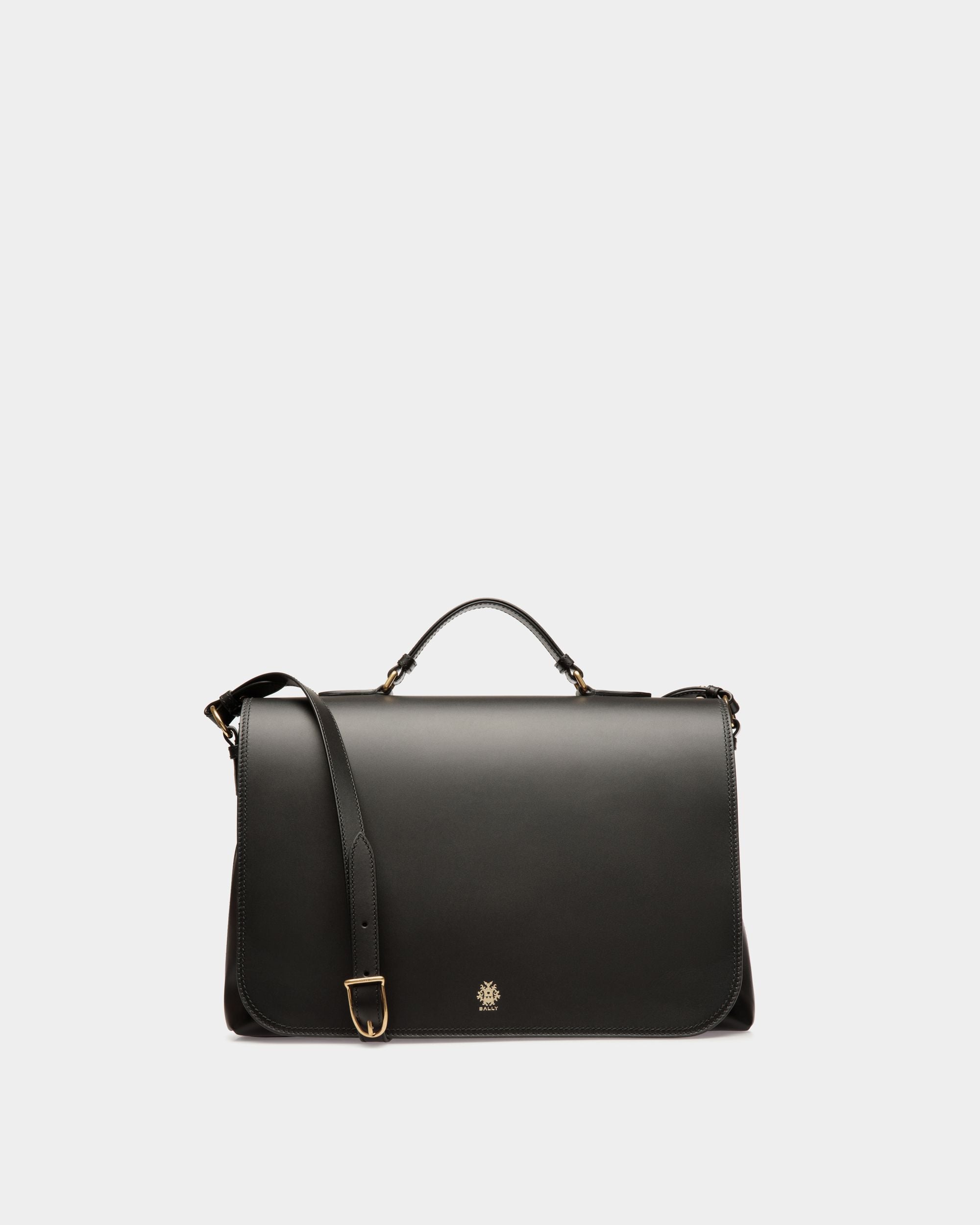 Sac À Bandoulière Ray En Cuir Noir - Homme - Bally - 01