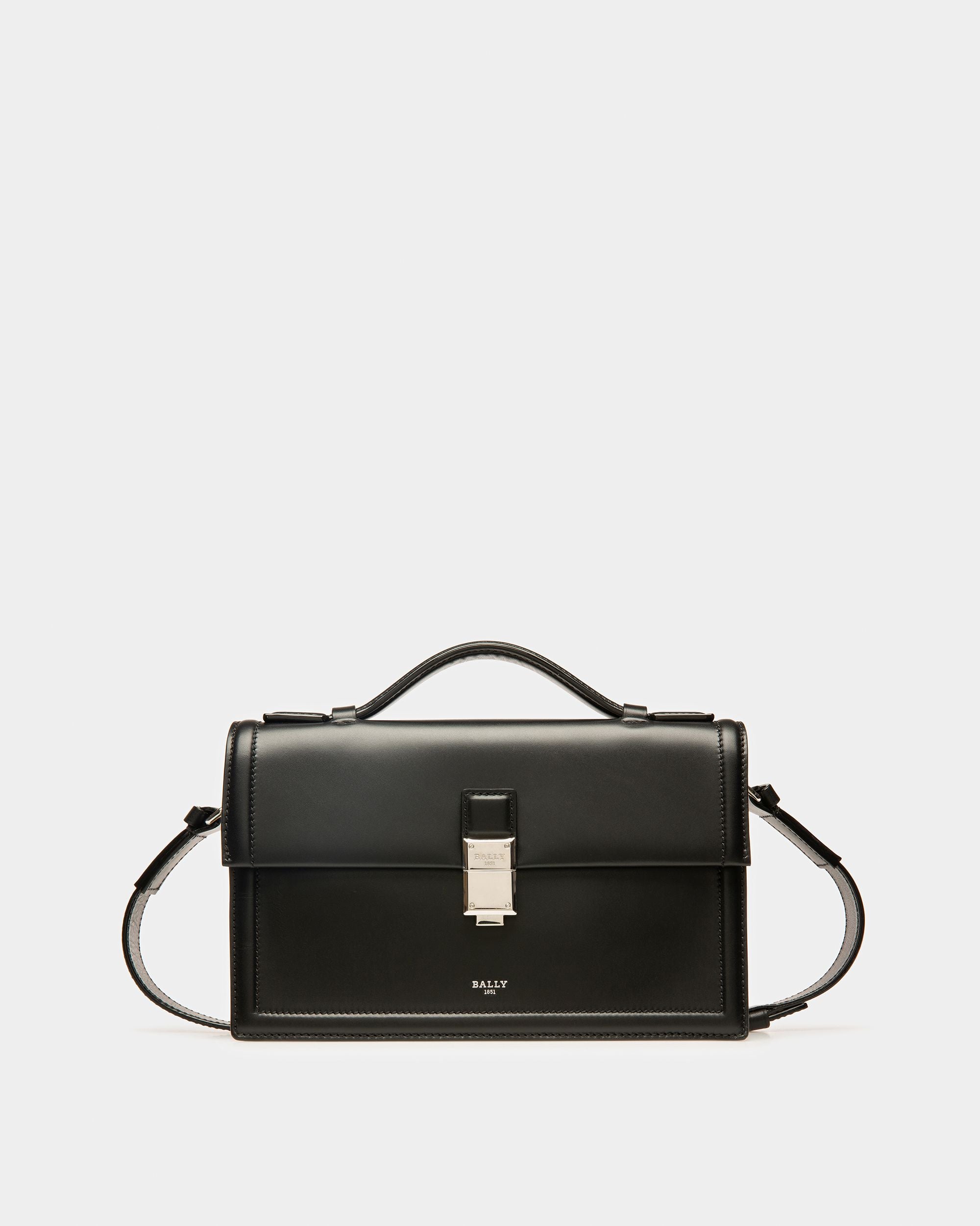 Scrinio Sac Bandoulière En Cuir Noir - Homme - Bally - 01