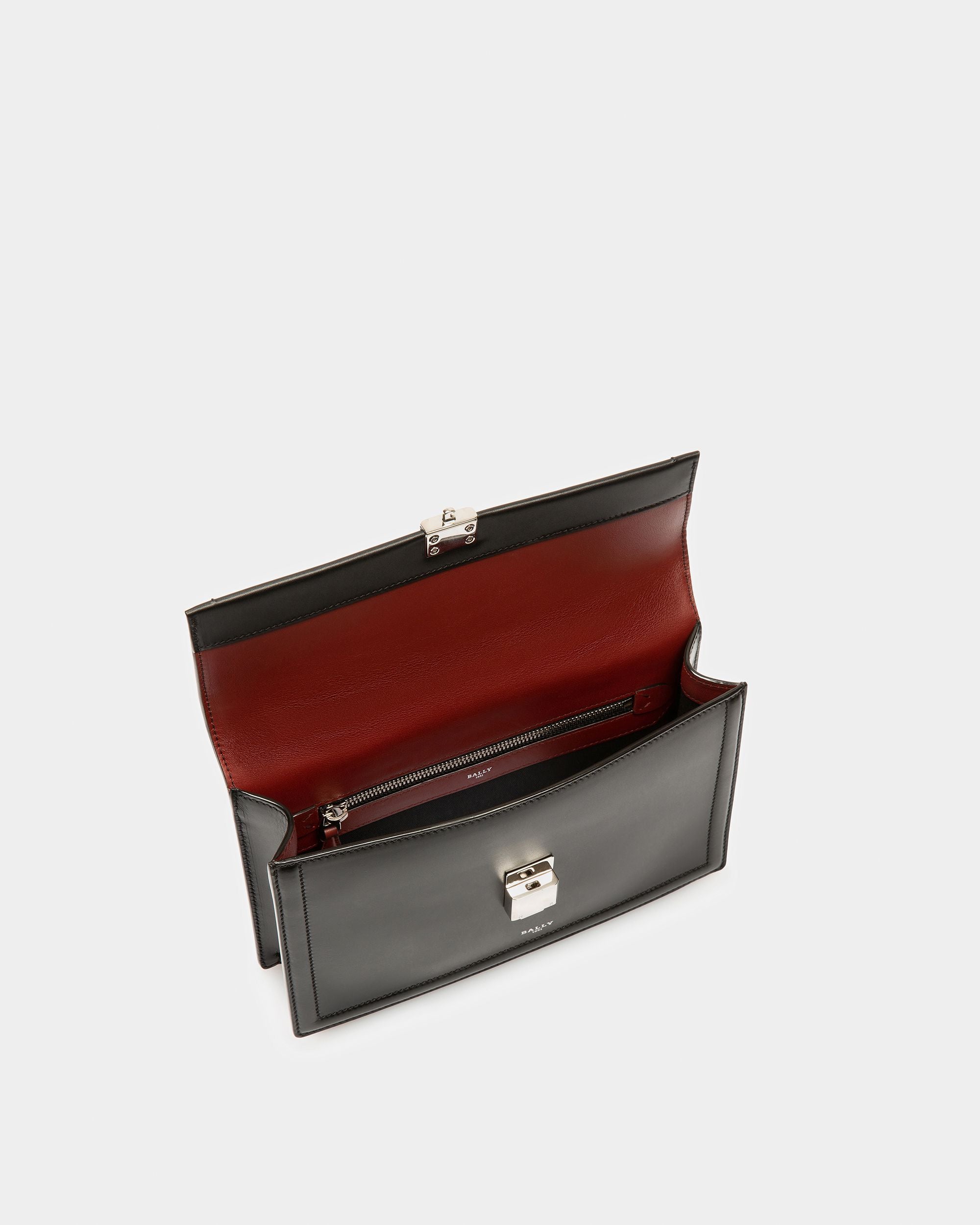 Scrinio Sac Bandoulière En Cuir Noir - Homme - Bally - 04