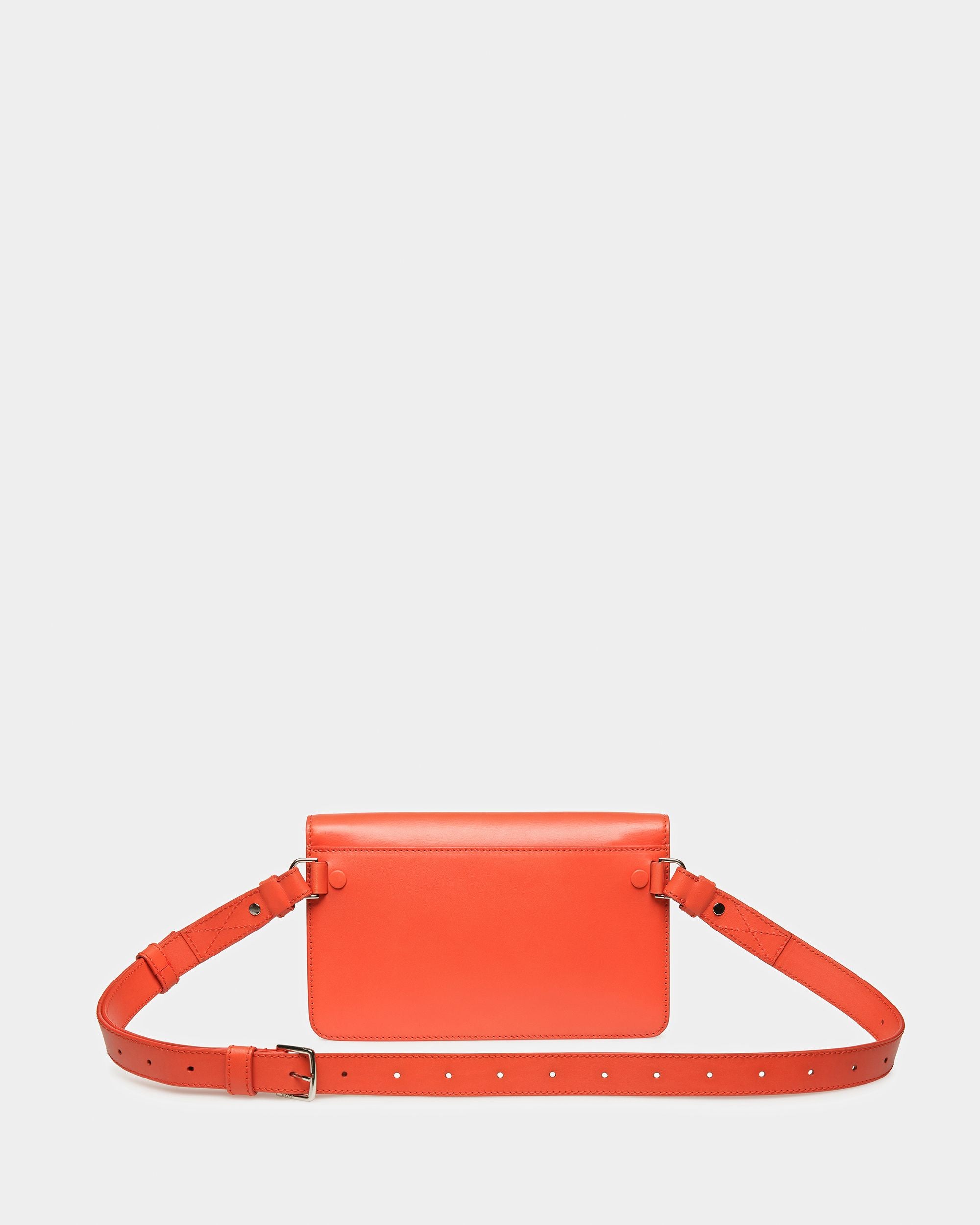 Acres Sac À Bandoulière En Cuir Orange - Homme - Bally - 03