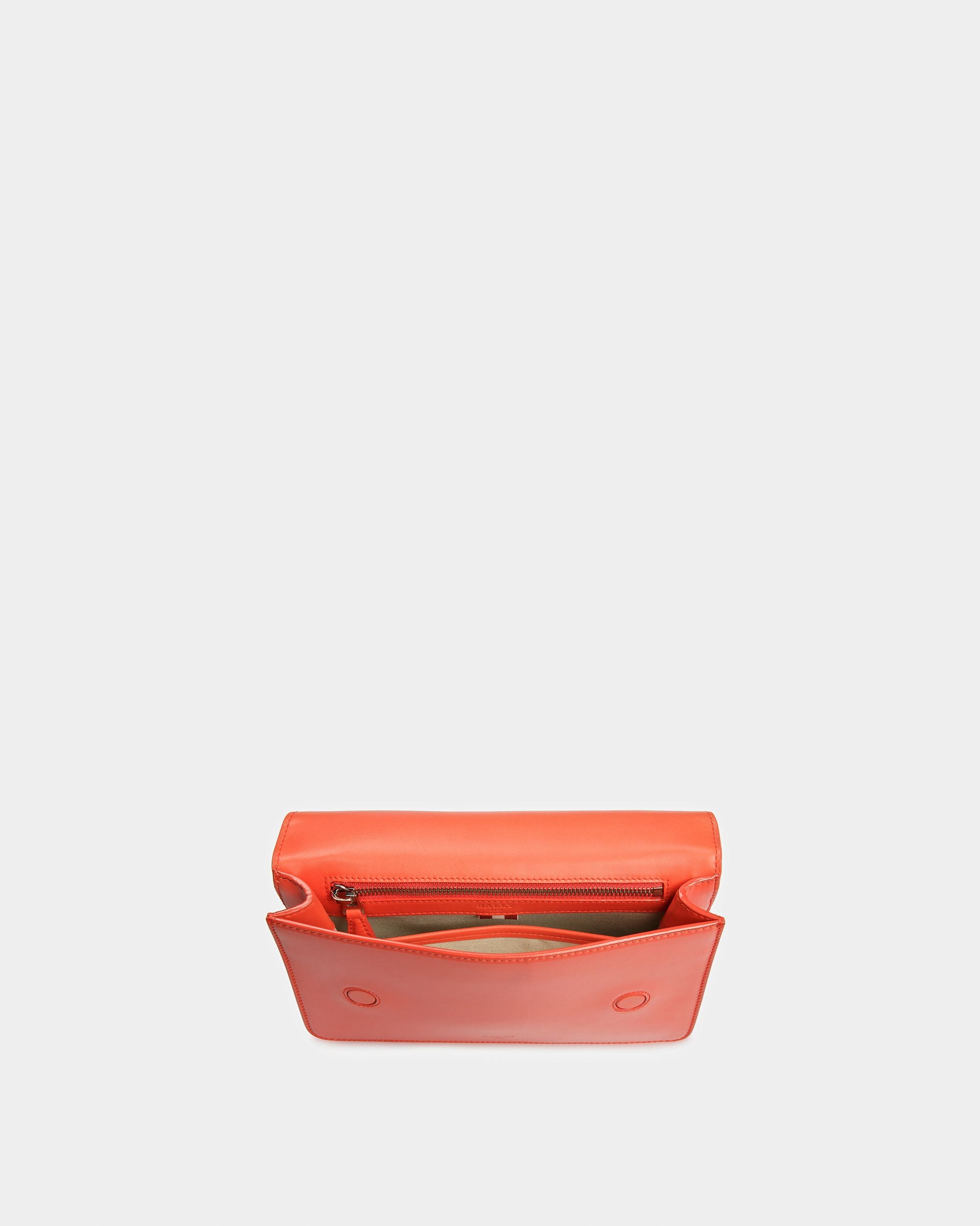 Acres Sac À Bandoulière En Cuir Orange - Homme - Bally - 04