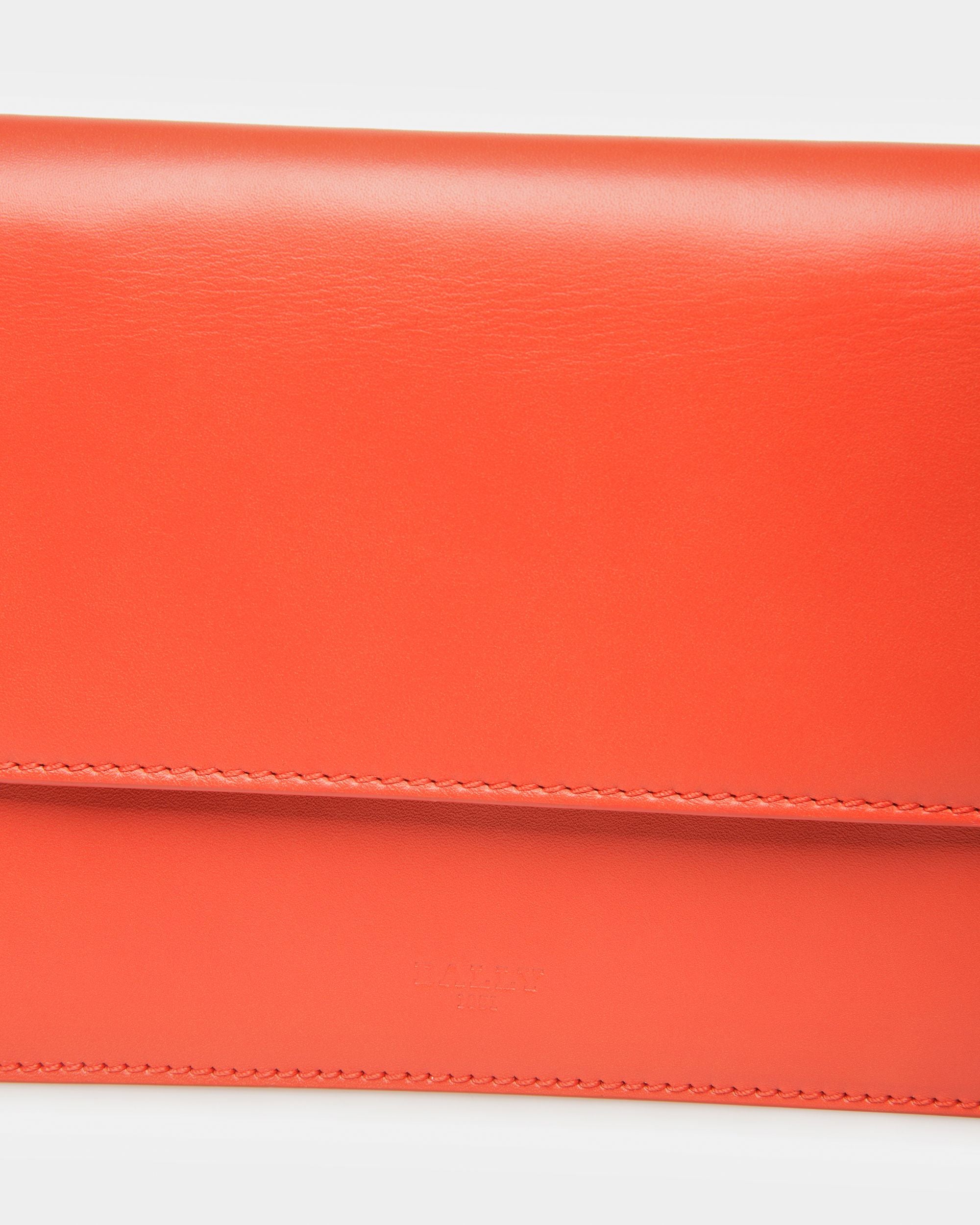 Acres Sac À Bandoulière En Cuir Orange - Homme - Bally - 05