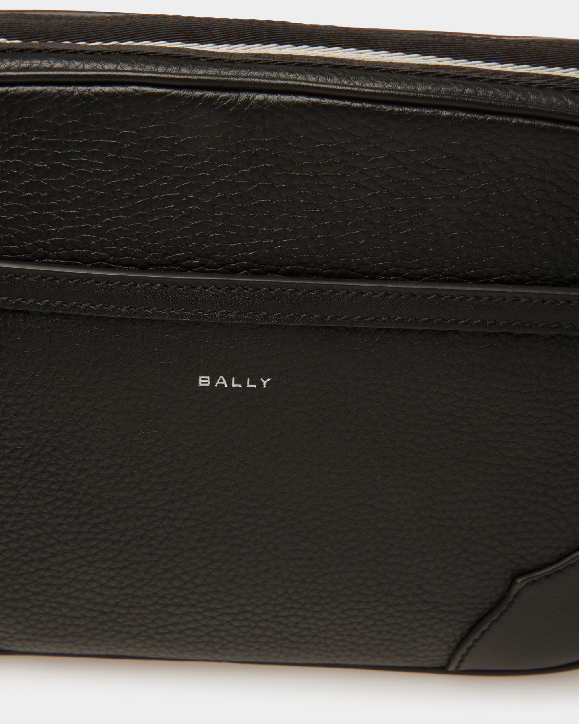 Sac à bandoulière Ribbon En cuir noir - Homme - Bally - 05
