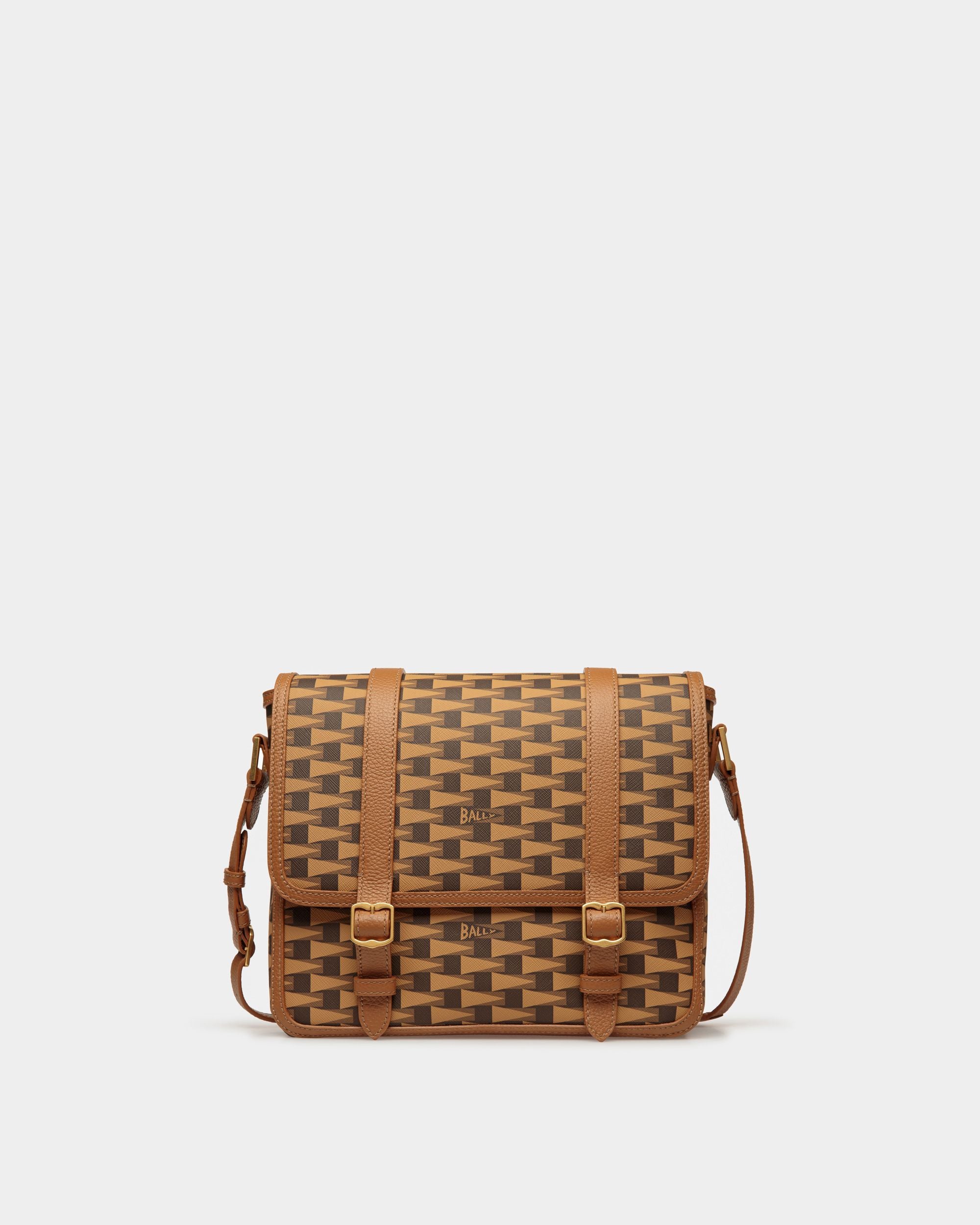 Sac Messenger Pennant TPU Couleur Sable - Homme - Bally - 01