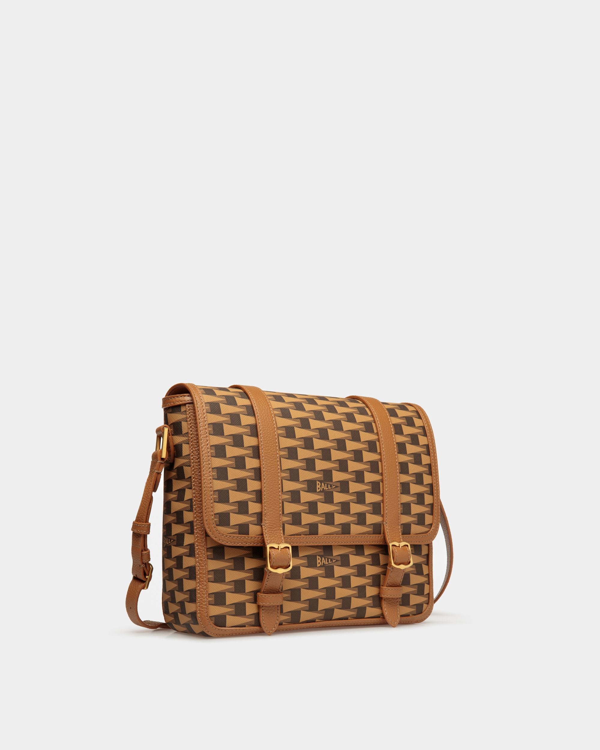 Sac Messenger Pennant TPU Couleur Sable - Homme - Bally - 04
