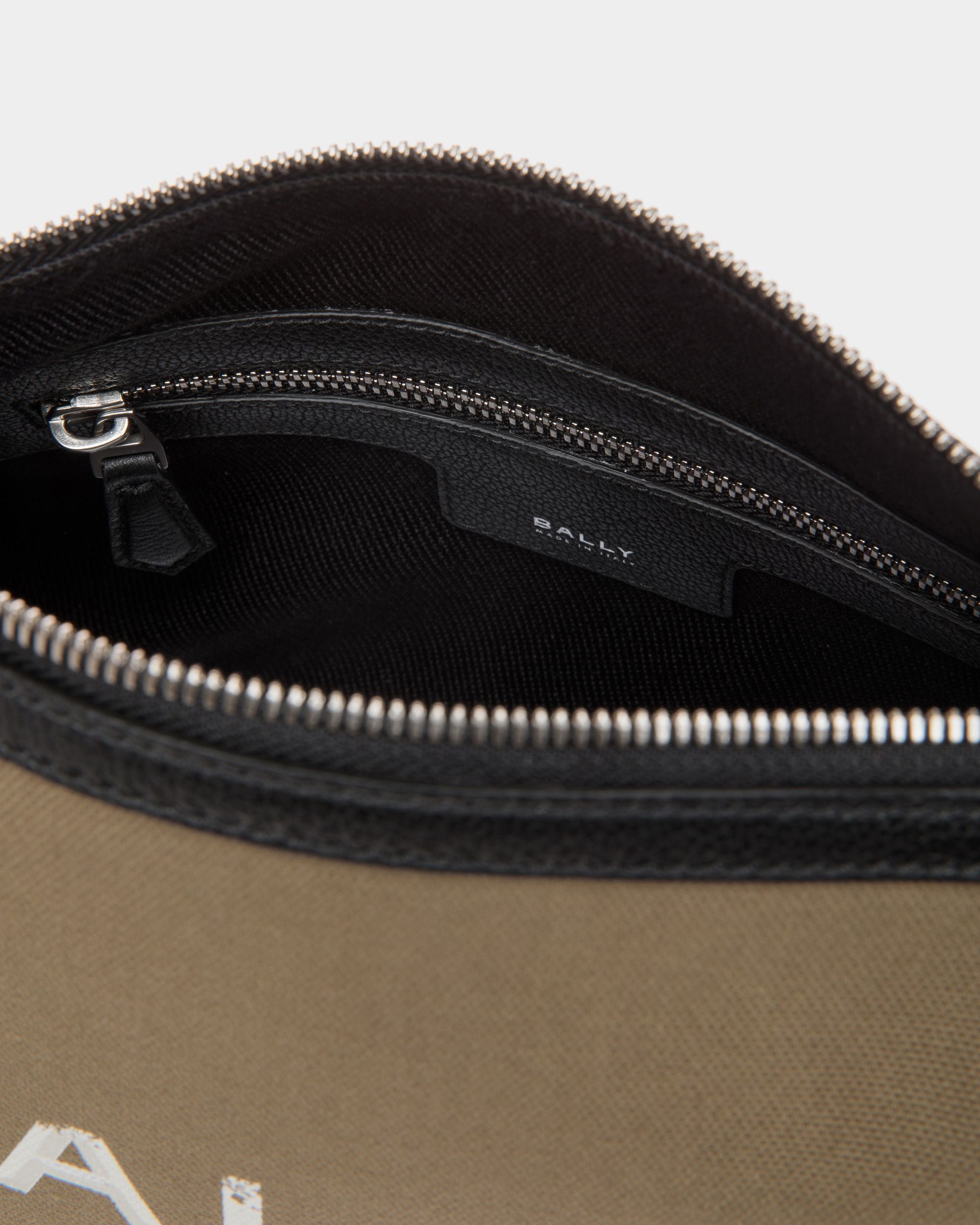 Sac À Bandoulière Arkle Logo En Toile Et Cuir - Homme - Bally - 04